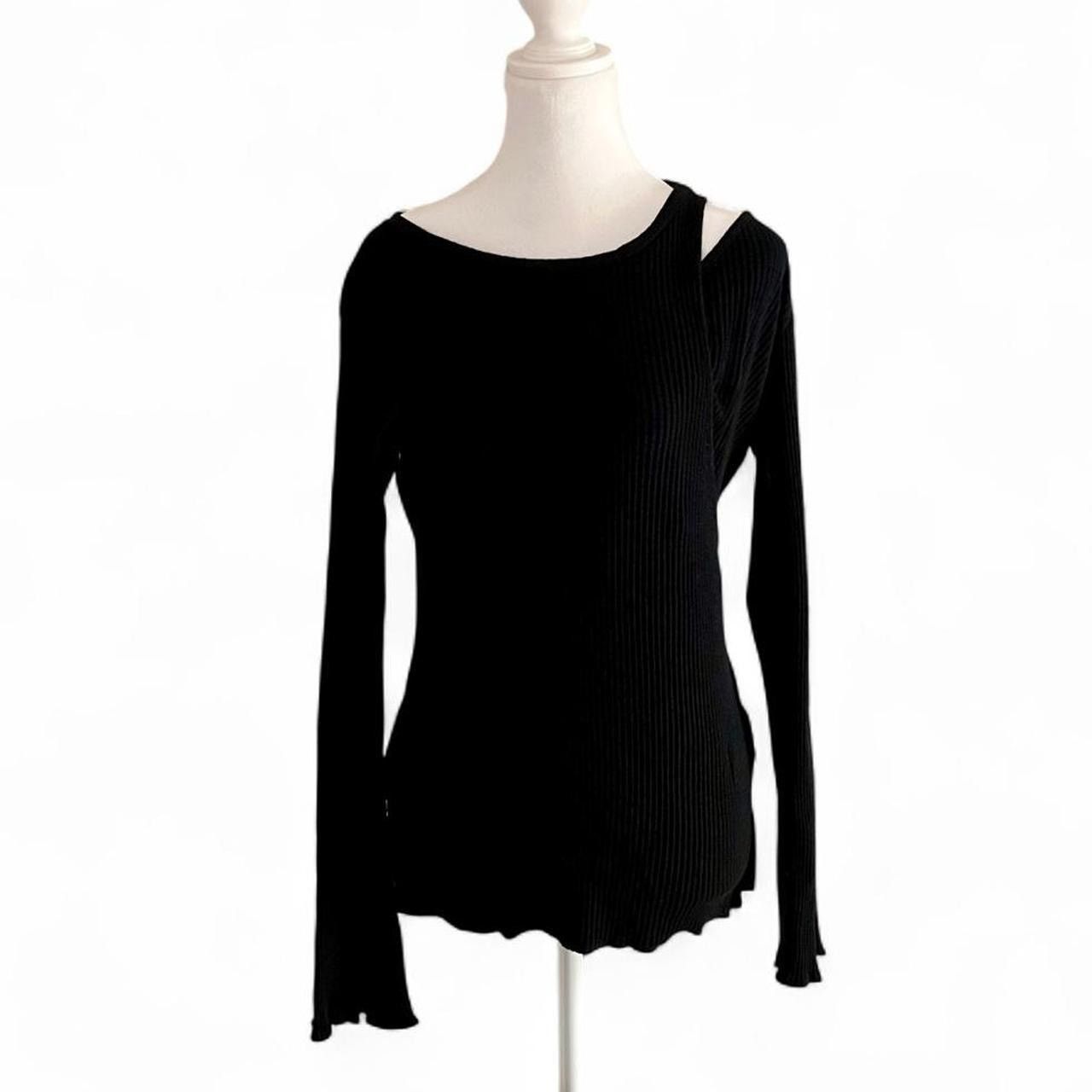 Other Moussy ribbed cut out long sleeve top Size ONE SIZE - 2 Thumbnail