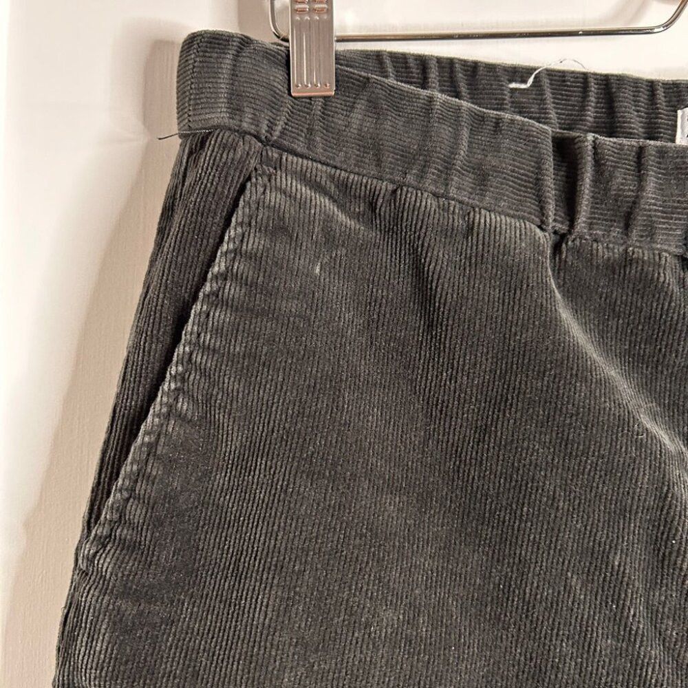 Zara Men’s Zara Grey Corduroy Pants with Elasticized Waist and A Size US 29 - 2 Thumbnail