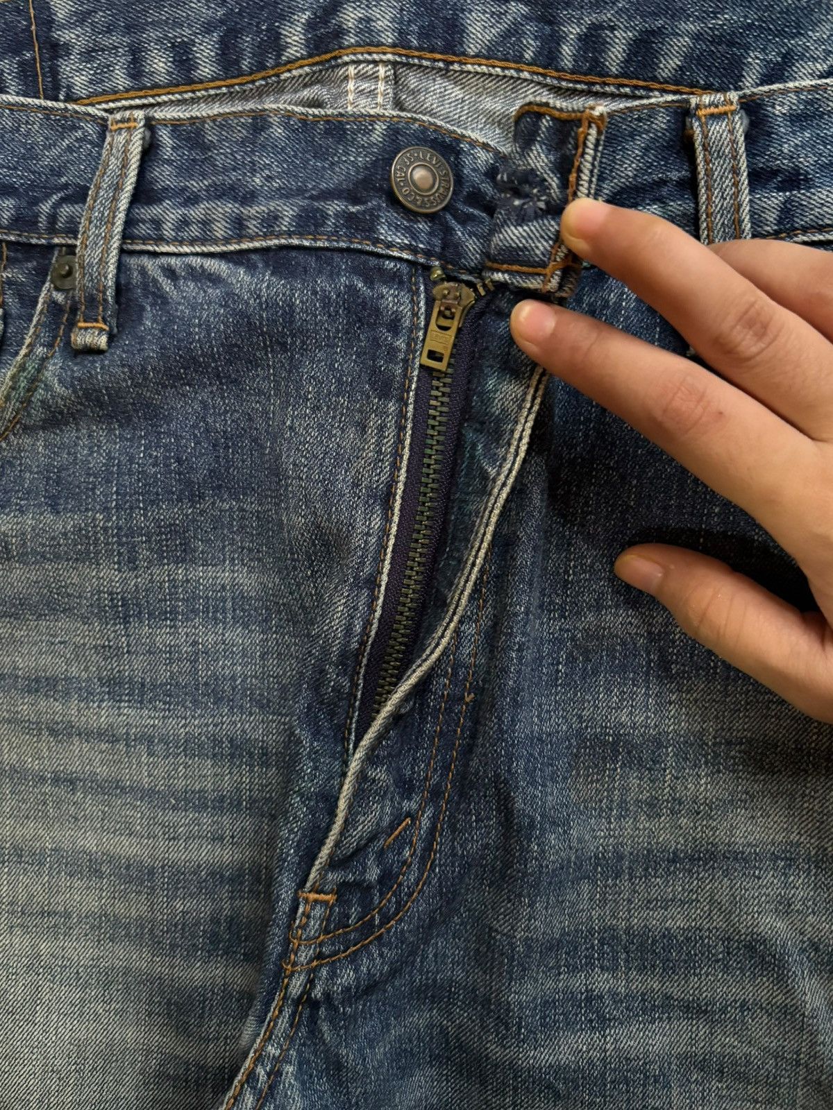 Levi's SALES🔥Vintage 90s Levis 505 Mud Wash Distressed Jeans Size US 33 - 3 Thumbnail