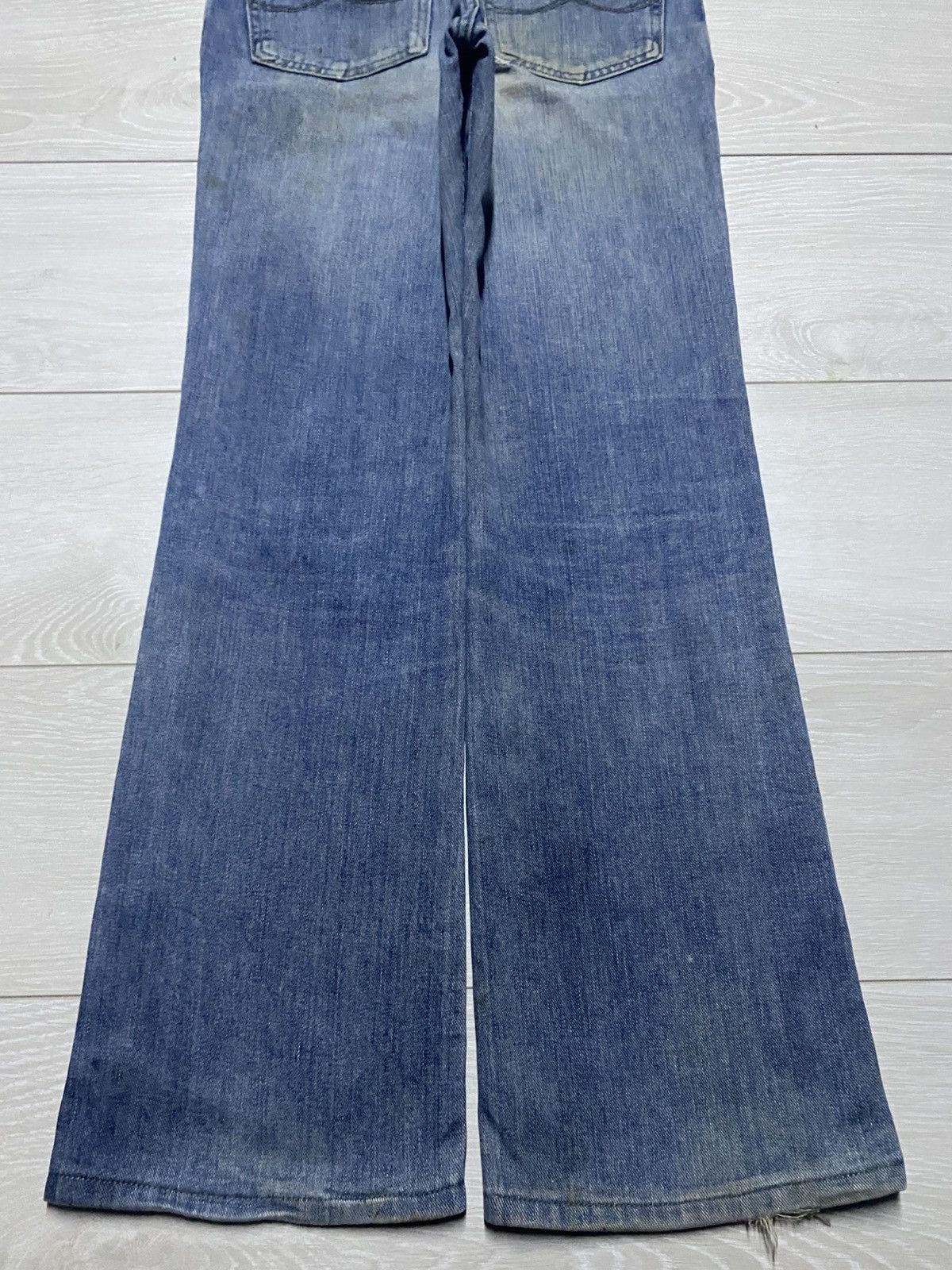 Japanese Brand Vintage Japanese Bobson Ladys Grunge Distressed Flare Jeans Size US 28 / EU 44 - 6 Thumbnail