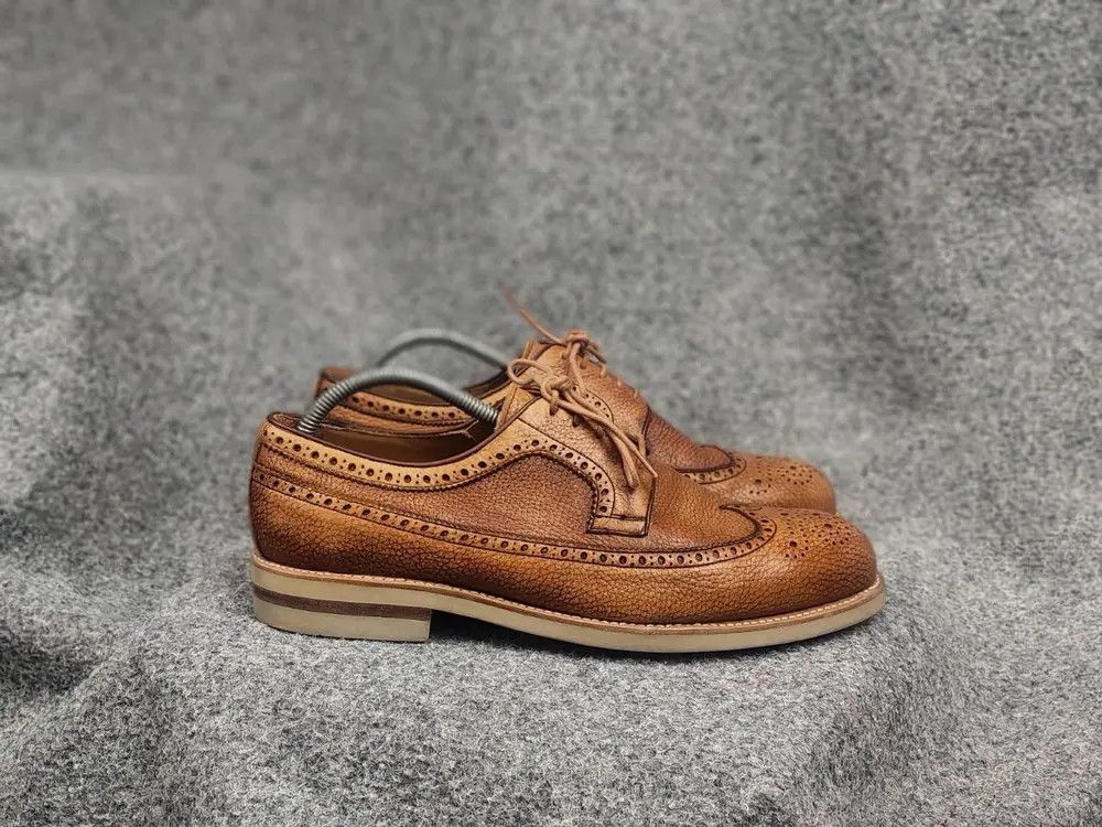 Berwick 1707 Berwick 1707 grainy leather Lace Up Brogue shoes Spain Made Size US 10.5 / EU 43-44 - 1 Thumbnail