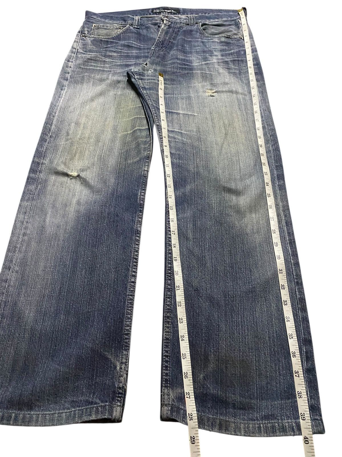 Japanese Brand Vintage Japanese Brand Oririn Faded Wash Distressed Jeans Size US 34 / EU 50 - 17 Thumbnail