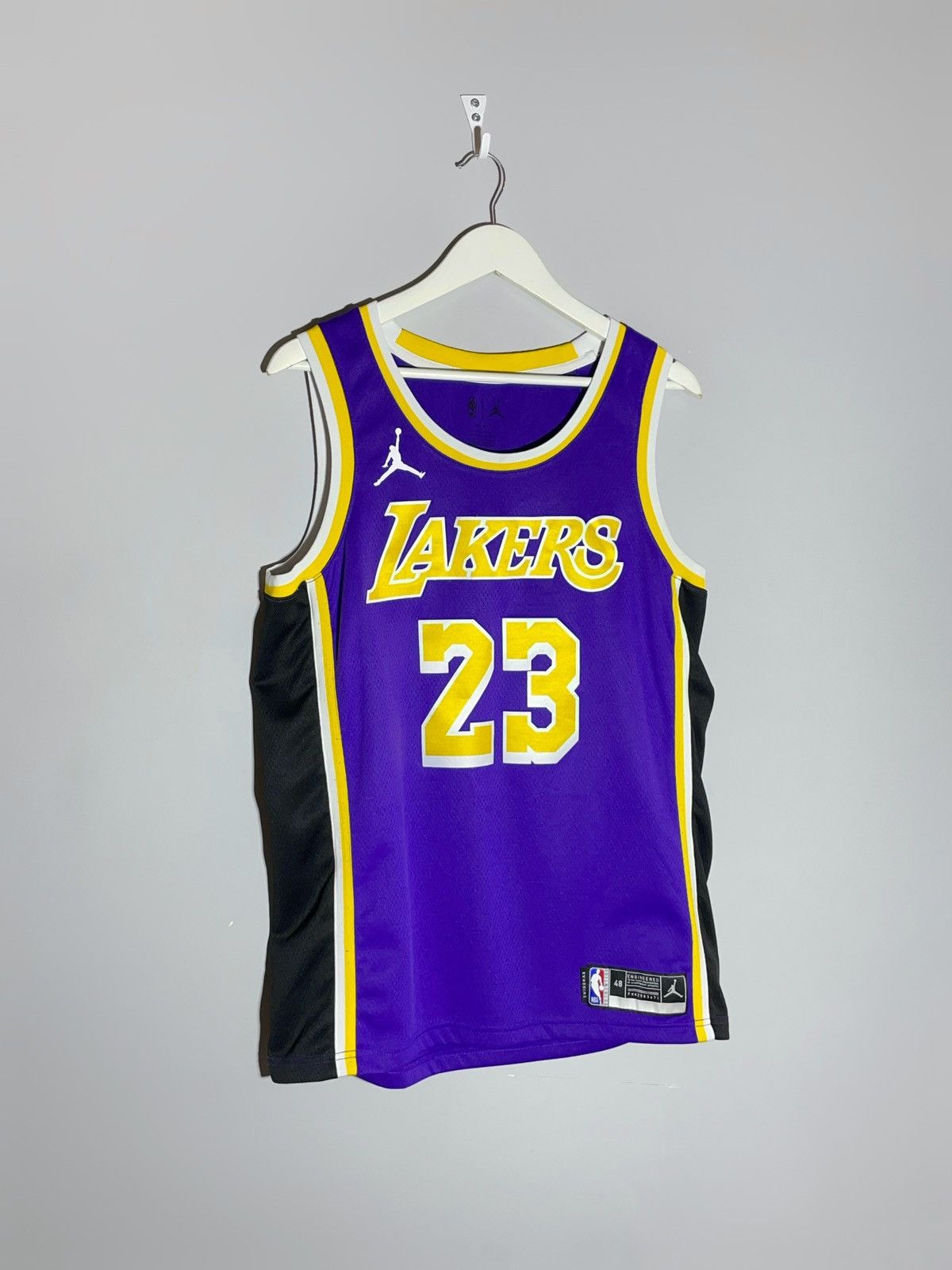Jordan Brand × NBA #23 James L.A Lakers Jordan Brand NBA Basketball Jersey Size US L / EU 52-54 / 3 - 2 Thumbnail