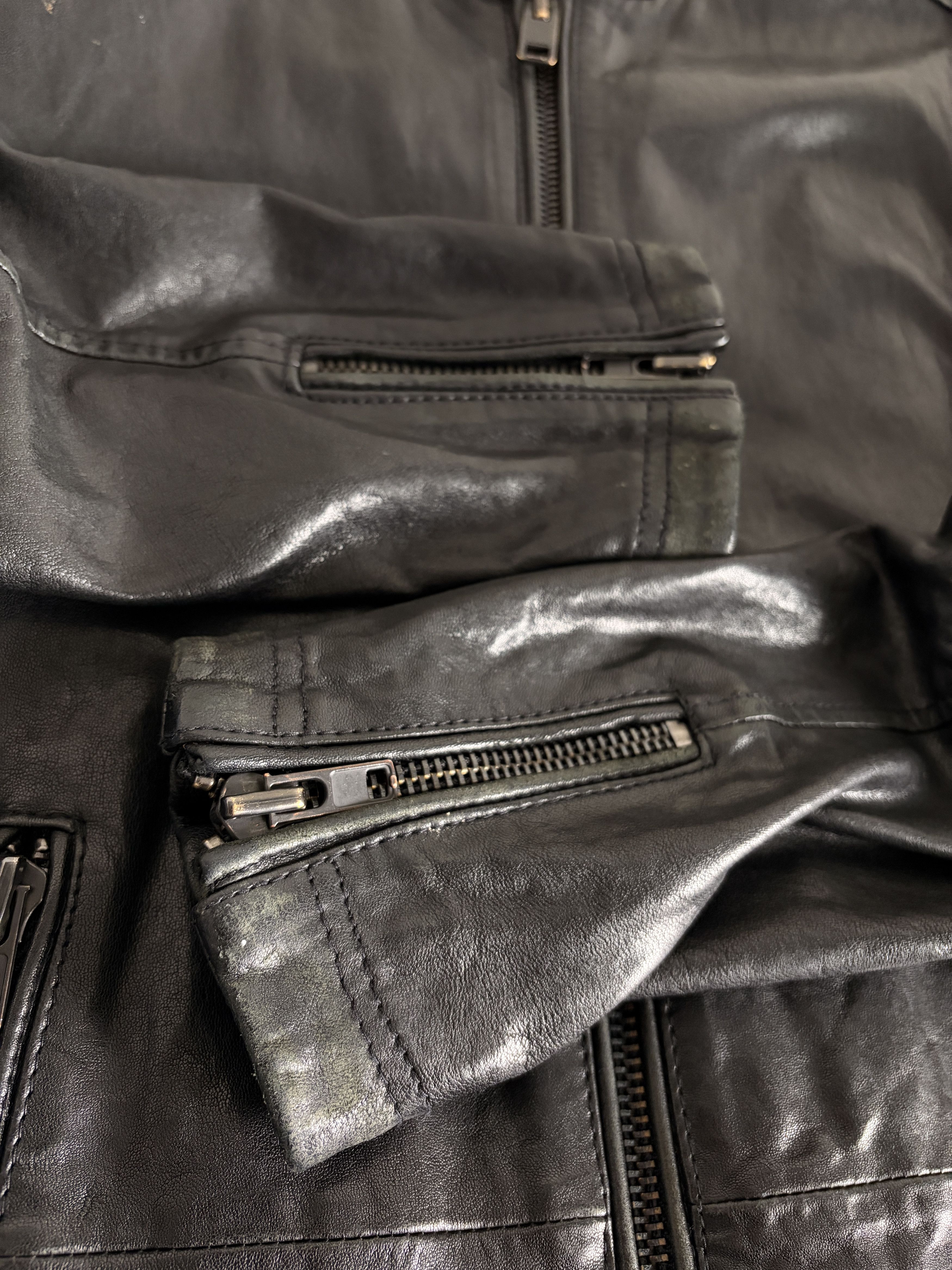 Diesel Vintage Diesel Sheepskin Leather Jacket Size US S / EU 44-46 / 1 - 5 Thumbnail