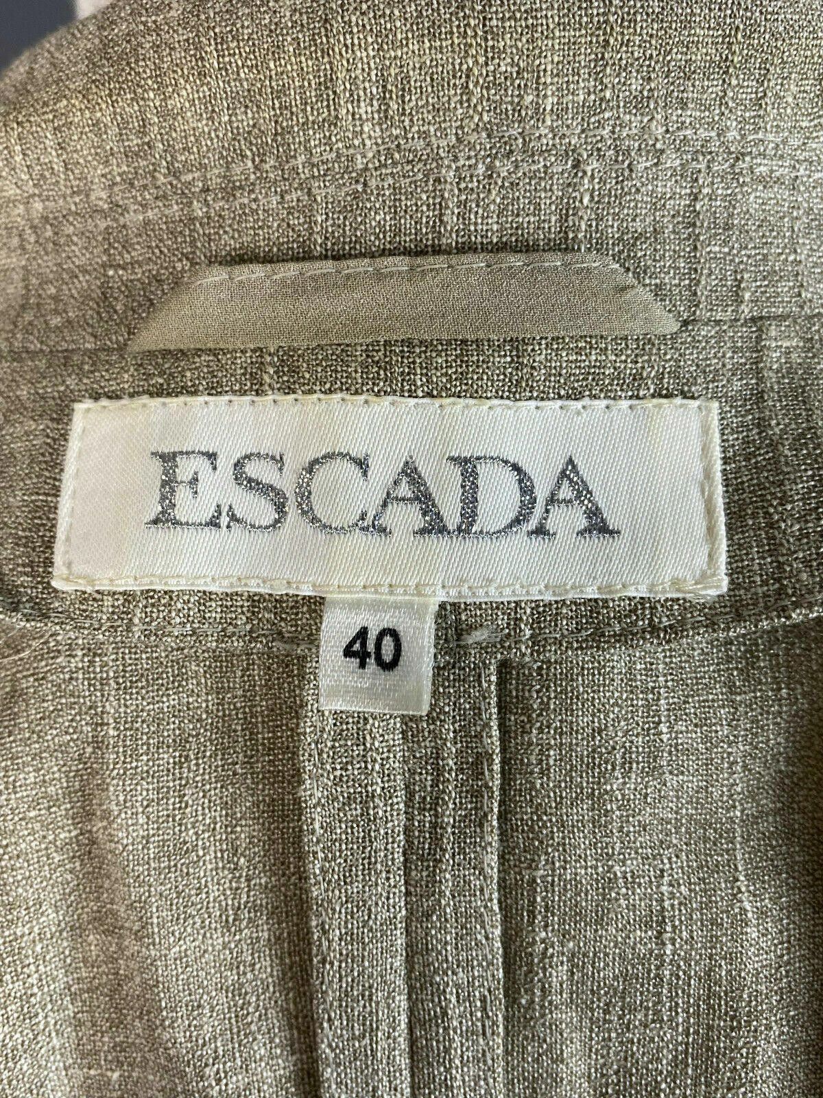 Escada Escada Beige Polyester Light Blazer Jacket Size 40 Size M / US 6-8 / IT 42-44 - 8 Thumbnail