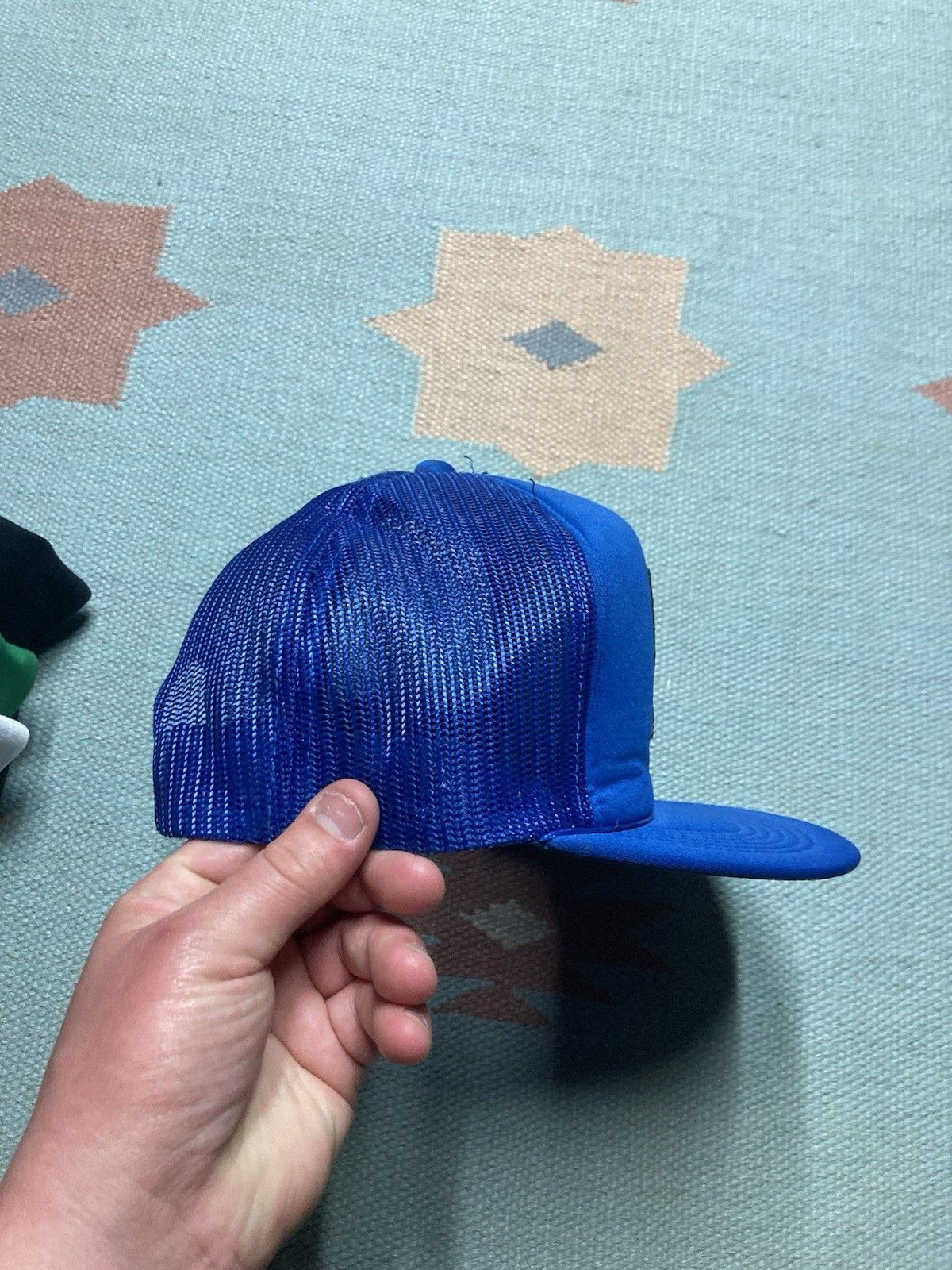 Vintage Vintage trucker hat snap on tools eagle logo blue SnapBack Size ONE SIZE - 8 Thumbnail