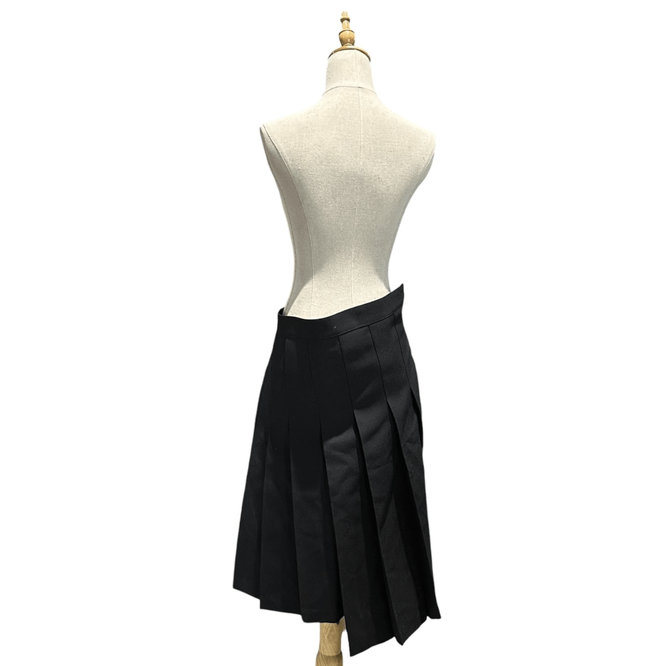 Junya Watanabe COMME des GARCONS JUNYA WATANABE - Wrap Pleated Wool Skirt Size 33" - 5 Thumbnail