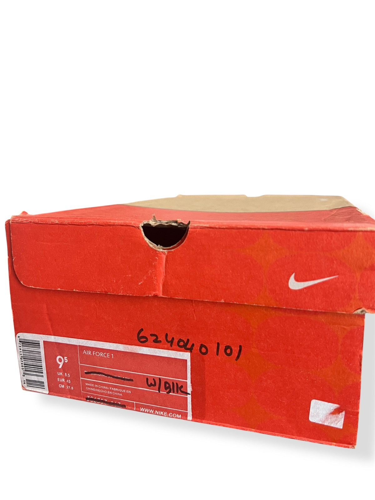 Nike 2005 Nike Air Force 1 Low - White/Black - Size 9.5 Size US 9.5 / EU 42-43 - 7 Thumbnail