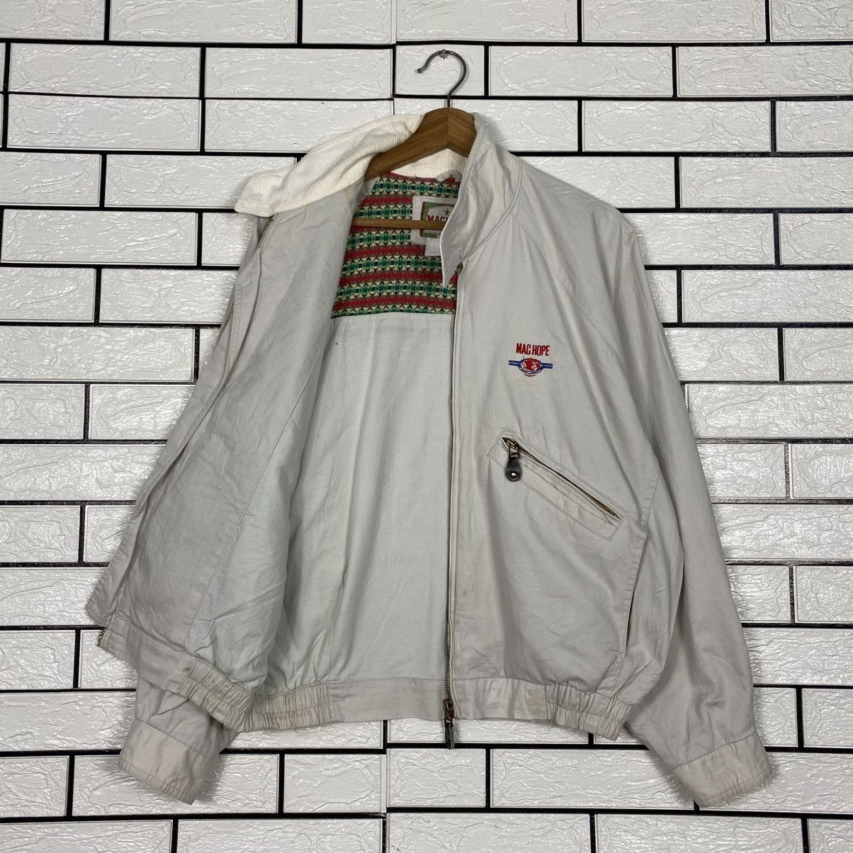 Japanese Brand Vintage Bomber Jacket Blanket MacHope Big Logo Size US M / EU 48-50 / 2 - 12 Thumbnail