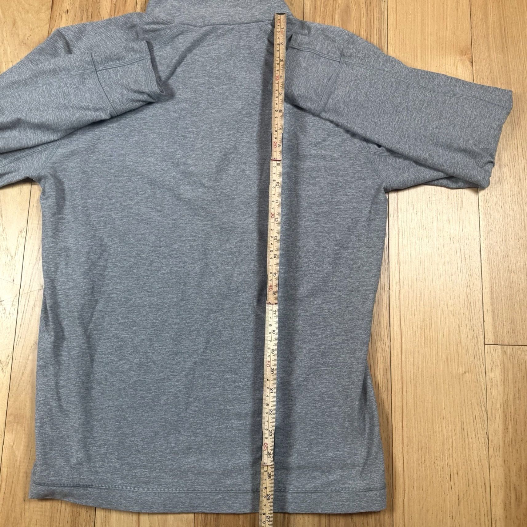 Lululemon Lululemon Pullover Mens L Gray 1/4 Zip Workout Sweater Gym Casual Mens Size US L / EU 52-54 / 3 - 7 Thumbnail