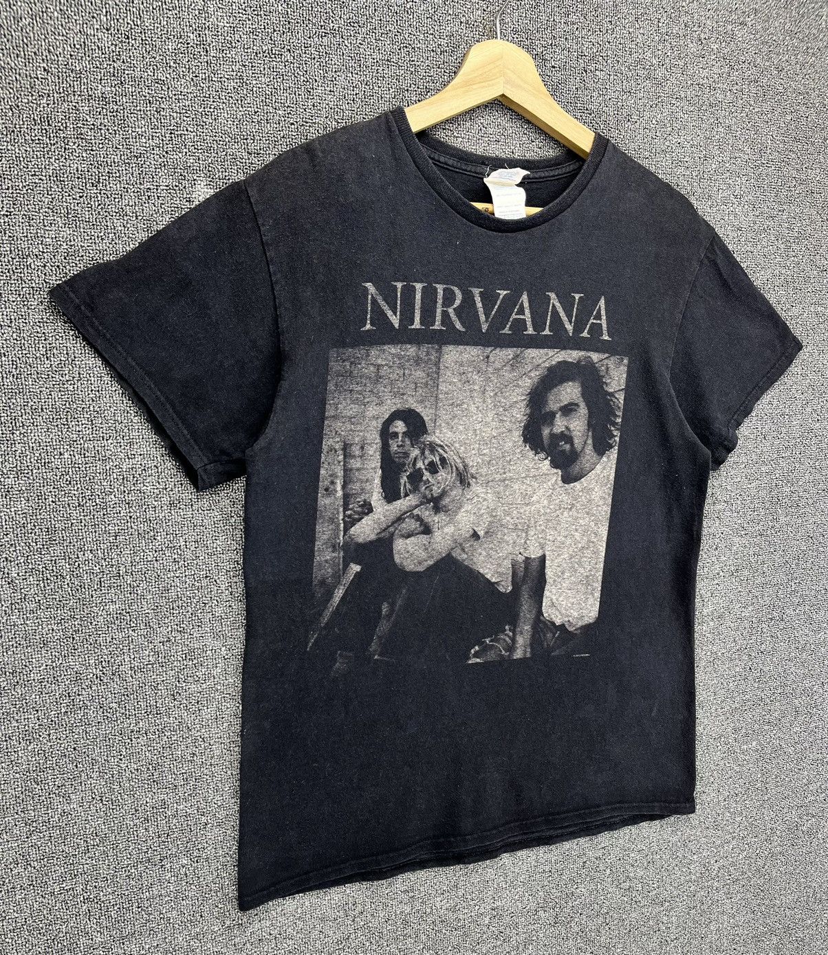 Band Tees Nirvana Line Up Punk Rock Band Tees T Shirts Size US M / EU 48-50 / 2 - 2 Thumbnail