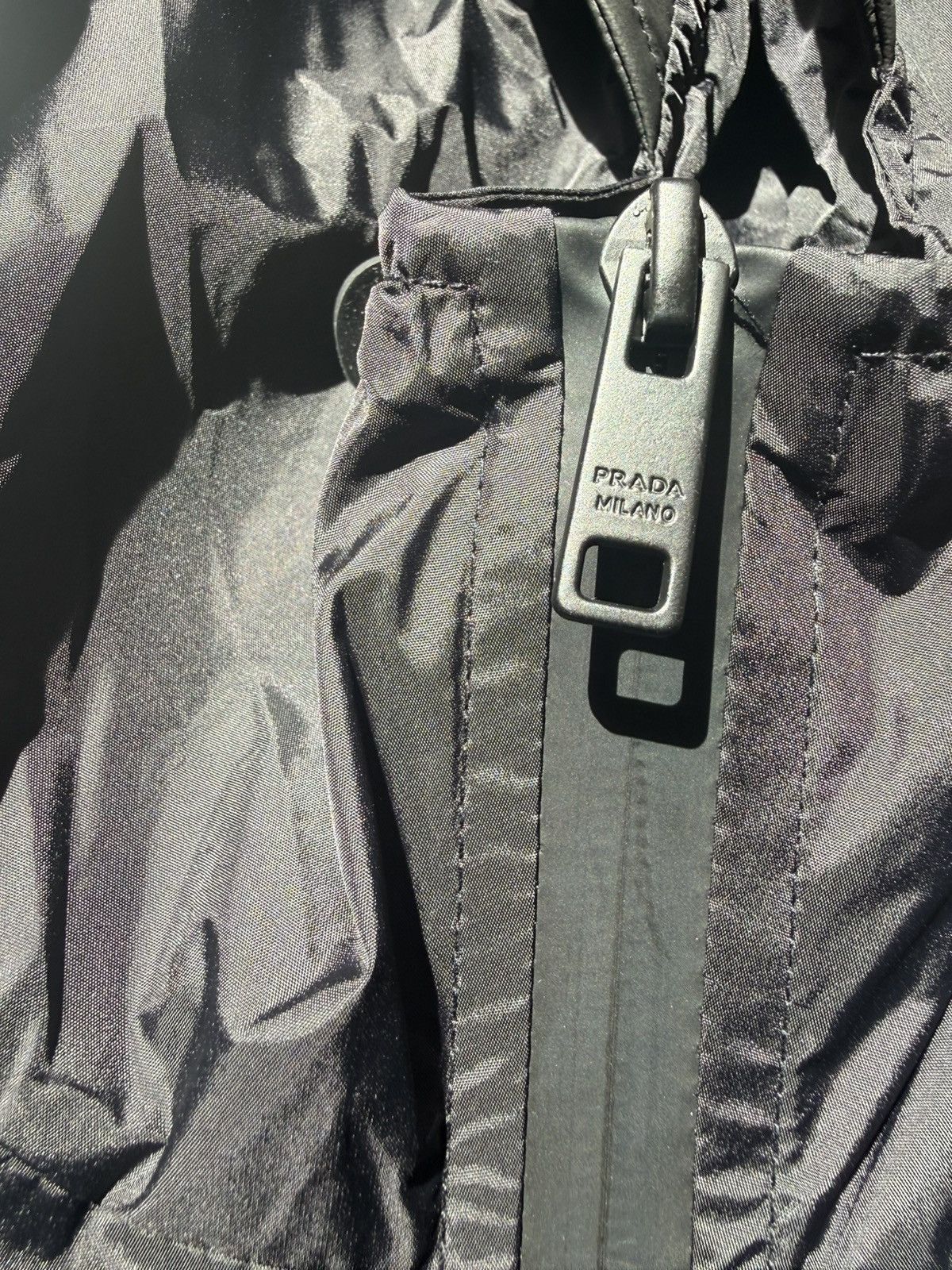 Prada Prada Re-nylon Hooded Jacket Size 52m- hoodie Size US L / EU 52-54 / 3 - 4 Thumbnail