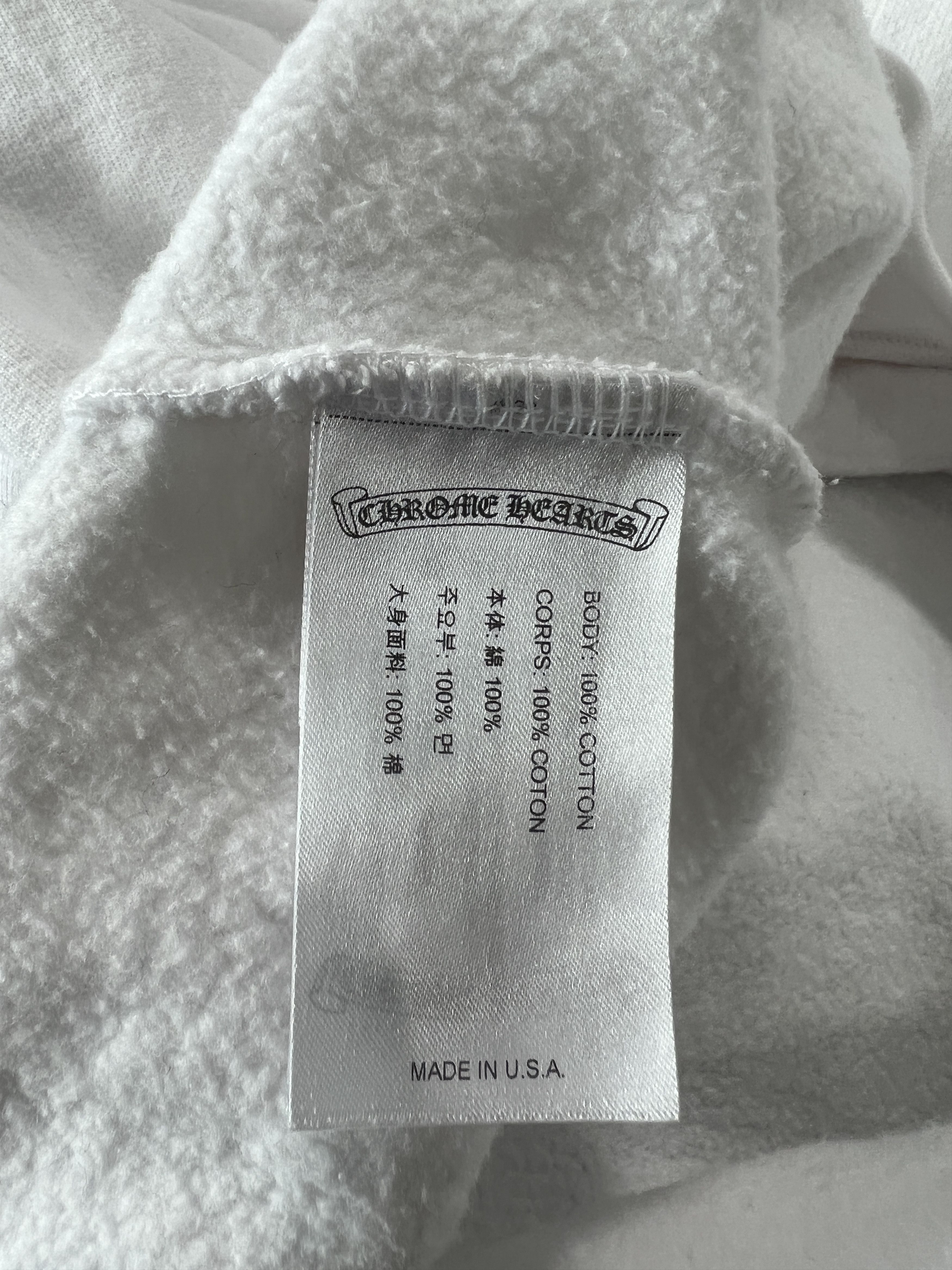 Chrome Hearts Chrome Hearts x Rolling Stones Blue Tongue White Hoodie XL Size US XL / EU 56 / 4 - 10 Thumbnail