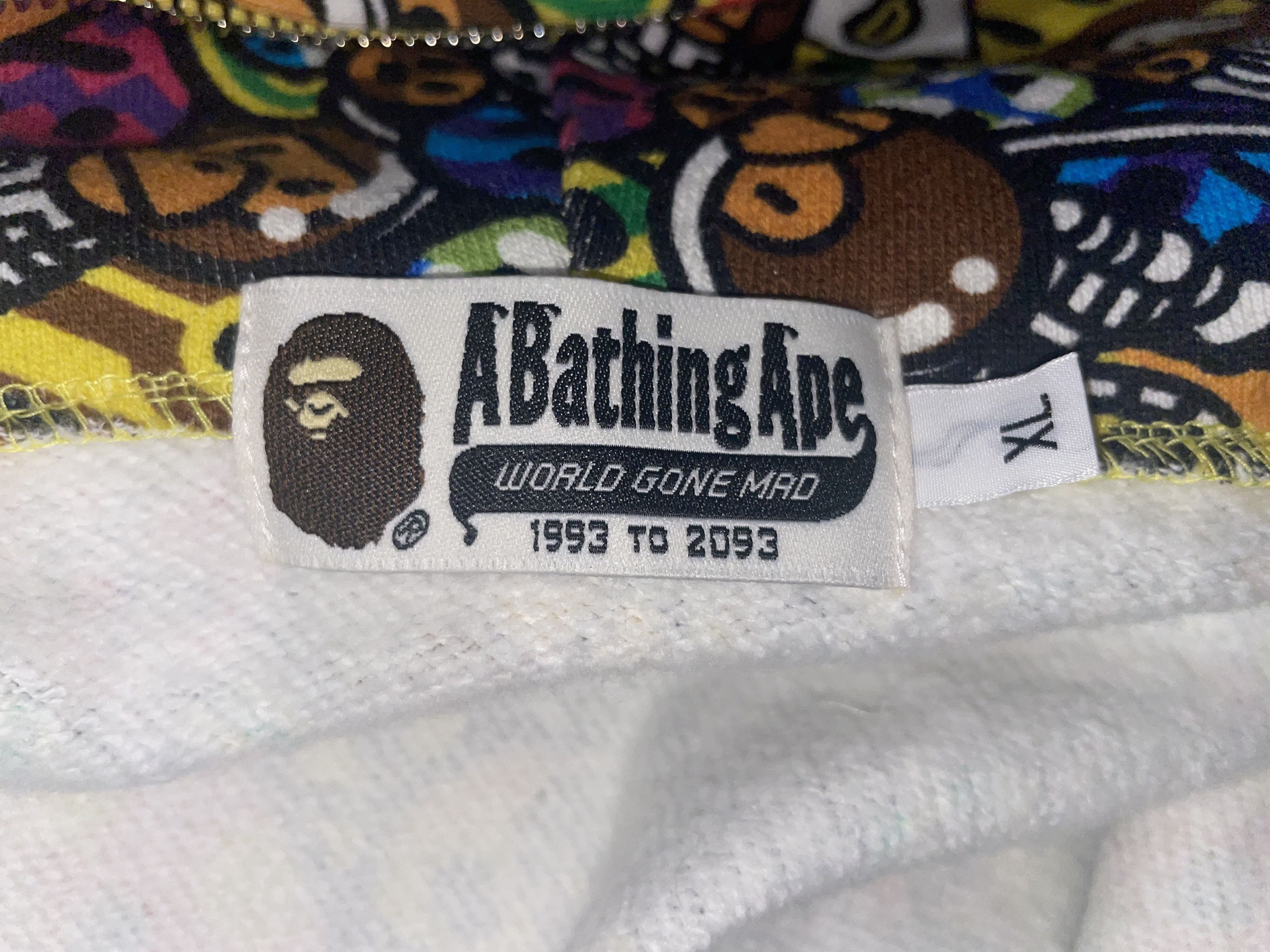 Bape Baby Milo Cosmos Full Zip Hoodie Size US XL / EU 56 / 4 - 6 Thumbnail