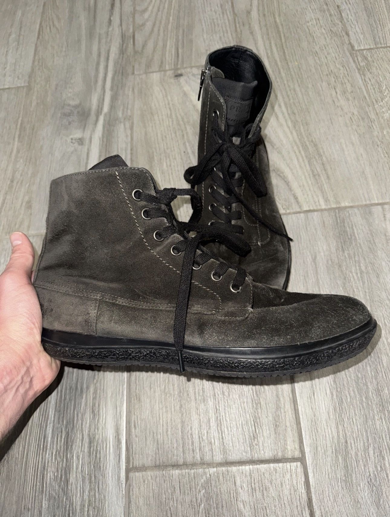 Prada Prada Suede Boots Size US 10 / EU 43 - 1 Thumbnail