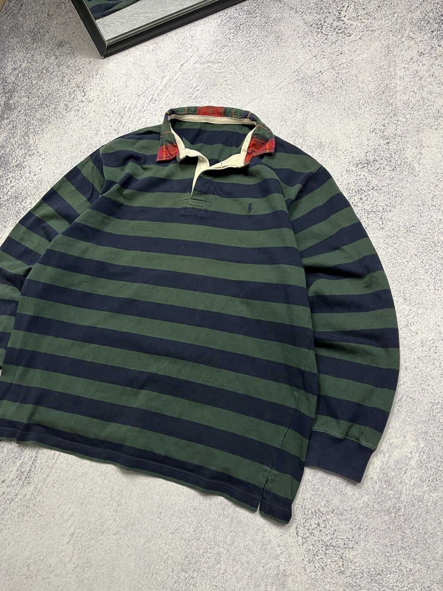 Polo Ralph Lauren Vintage Polo Ralph Lauren Striped Rugby Shirt Size US L / EU 52-54 / 3 - 4 Thumbnail
