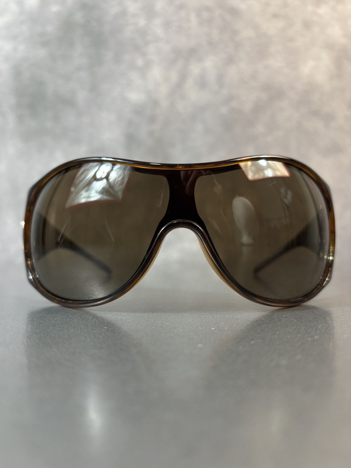 Giorgio Armani × Vintage 2000s Giorgio Armani Sunglasses GA 340/S Oversized Wrap Y2K Size ONE SIZE - 3 Thumbnail