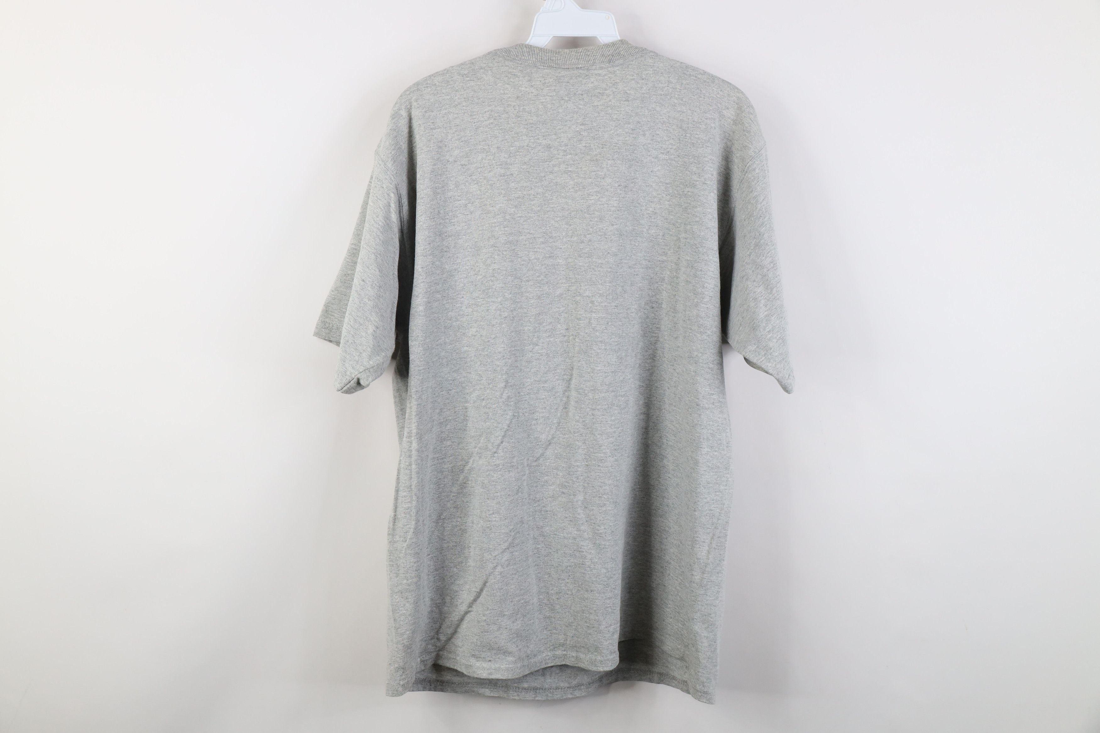 Vintage Vintage 90s Y2K Sorority Short Sleeve T-Shirt Heather Gray Size L / US 10 / IT 46 - 11 Thumbnail
