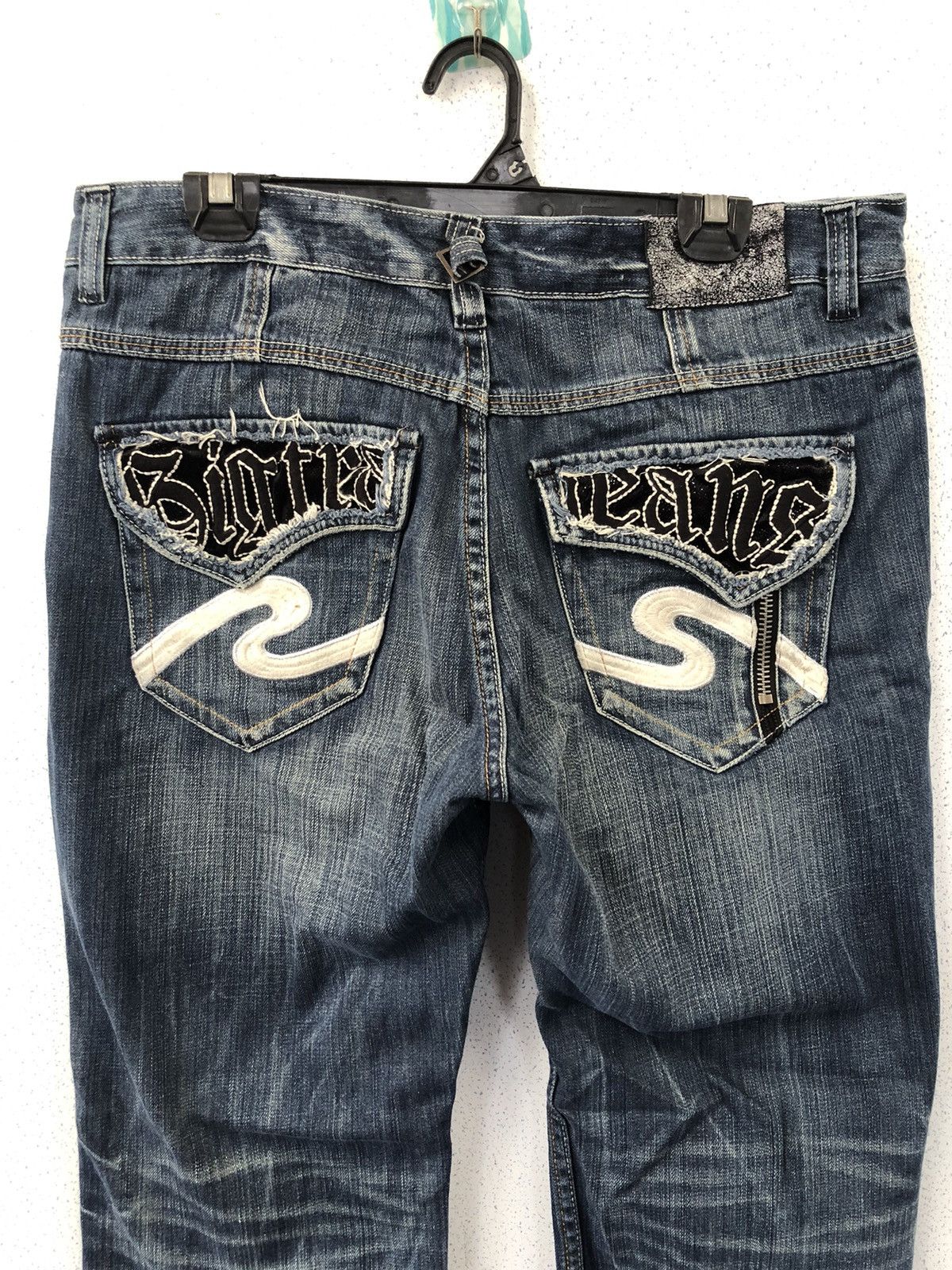 Japanese Brand Big Train Osaka Embroidered Jeans Size US 34 / EU 50 - 5 Thumbnail