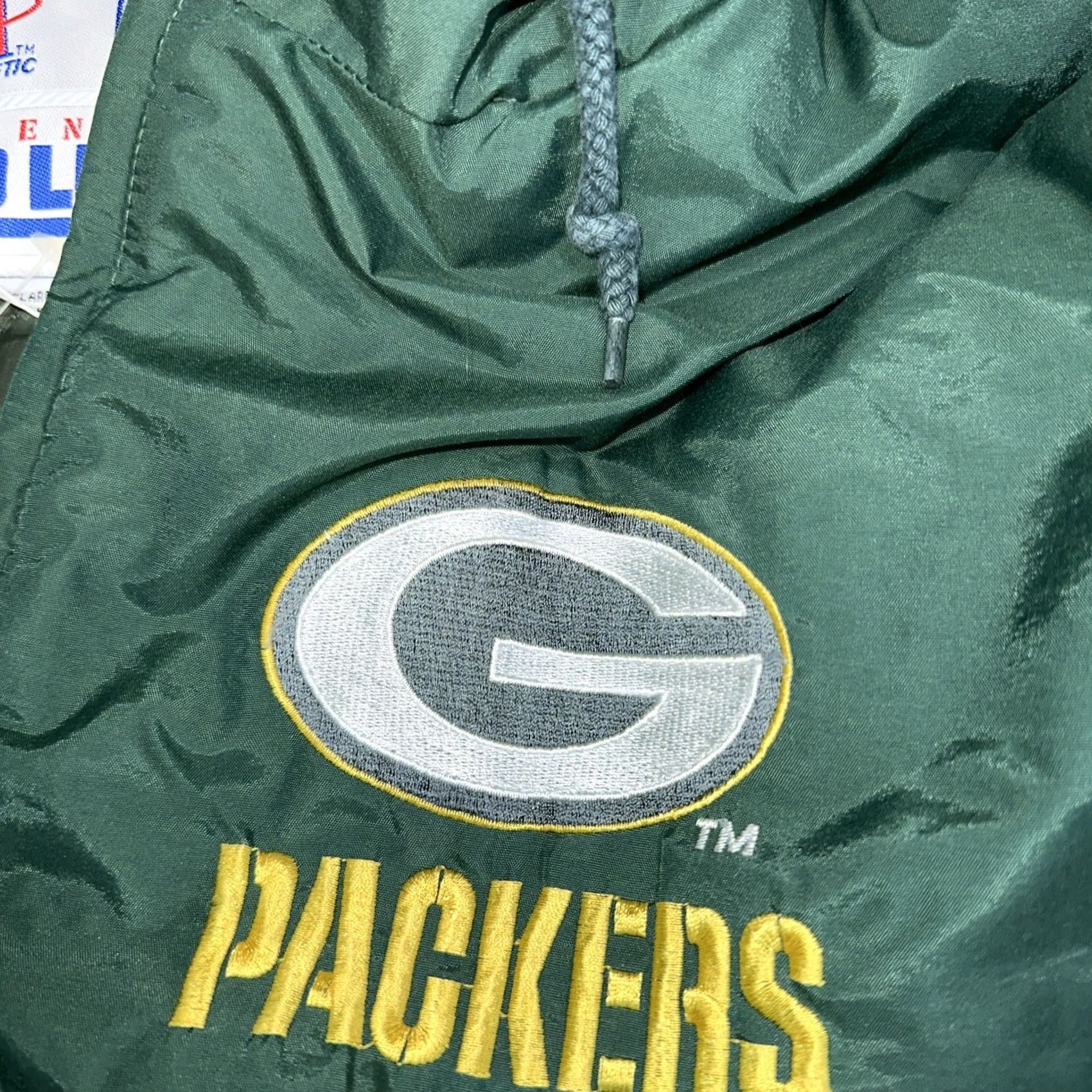 Logo Athletic VINTAGE Logo Athletic Jacket Green Bay 90s Extra Large Men’s Nylon Puffer Logo Jacket XL Green Mens Size US XL / EU 56 / 4 - 4 Thumbnail