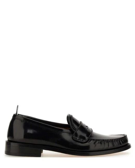 Thom Browne o1s22i1n0924 Loafers Pleated in Black Size US 8 / IT 38 - 1 Thumbnail