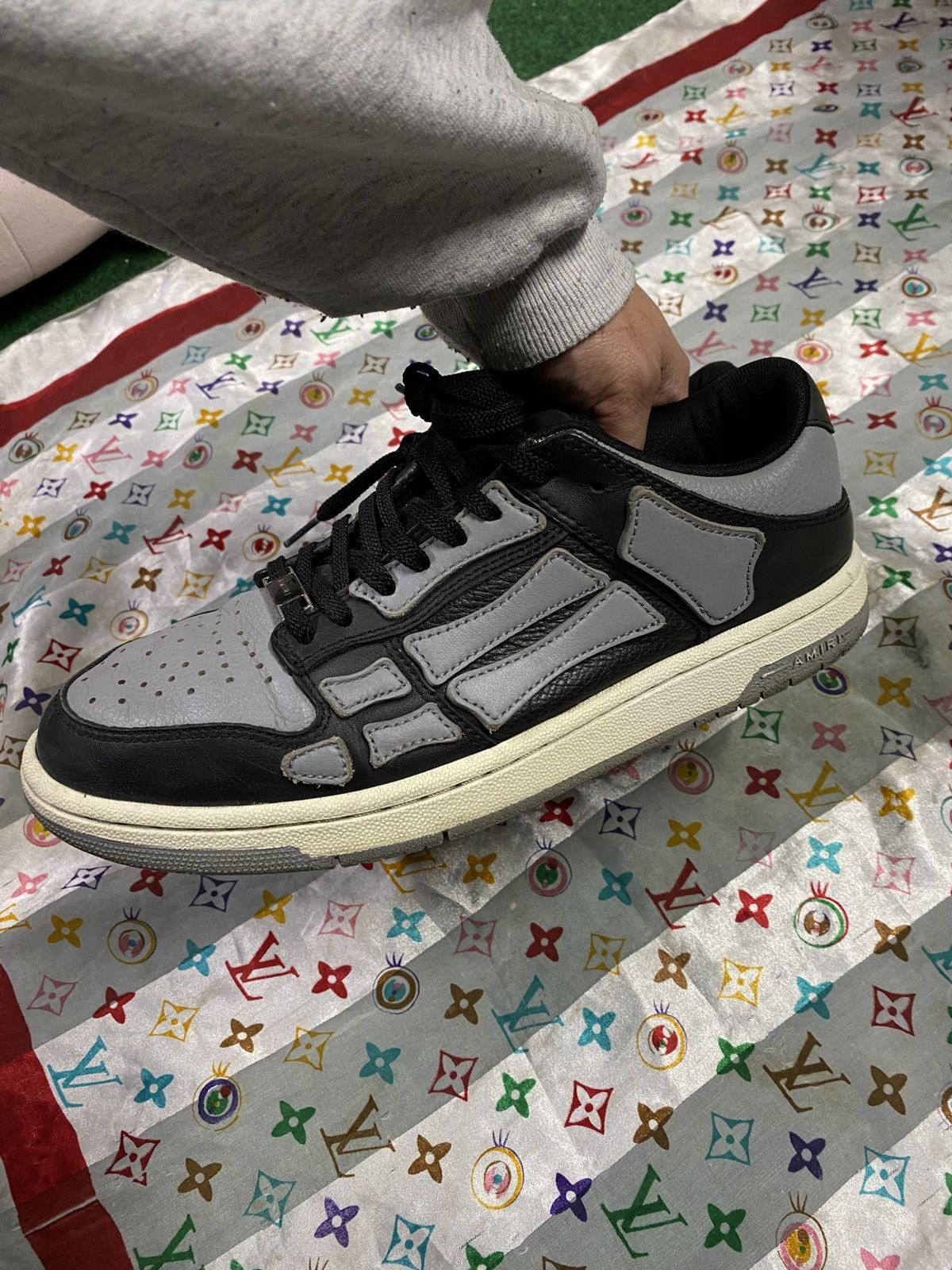 Amiri Amiri Skeleton Bone Low Top Sneakers Men’s Size 8 Size US 8 / EU 41 - 11 Thumbnail