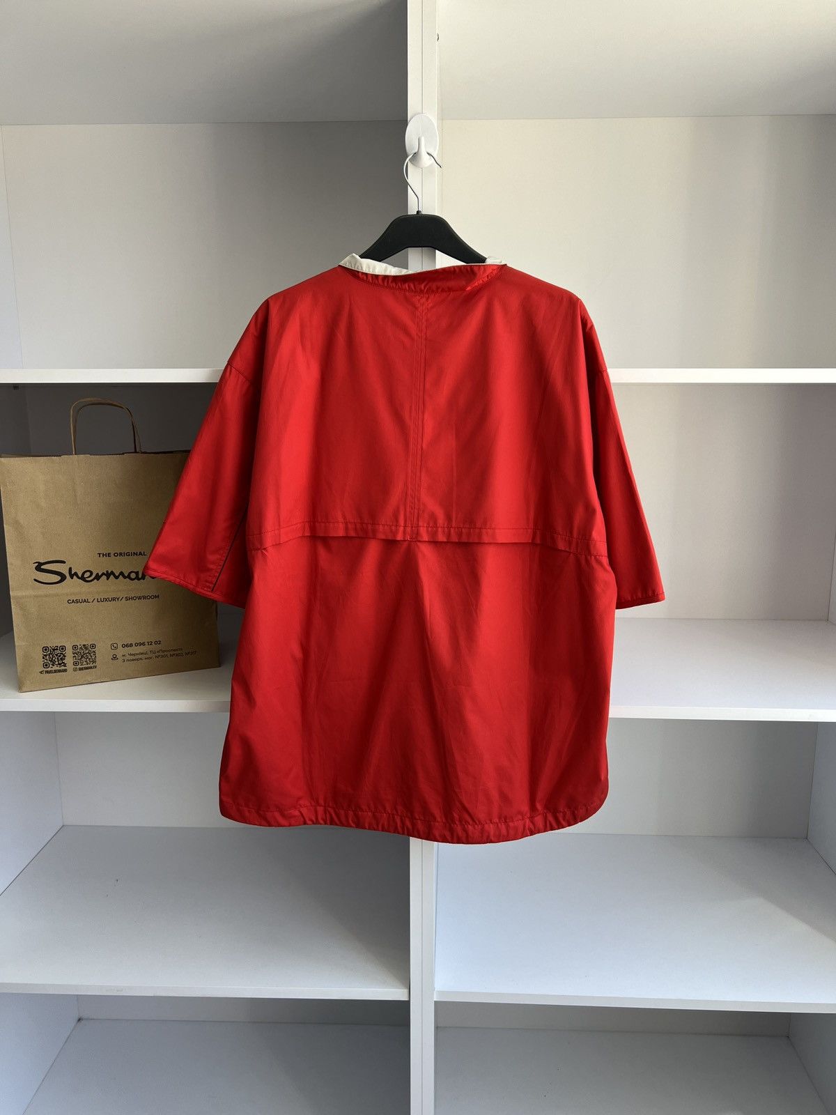 Nike × Vintage Vintage NIKE Red Golf Pullover Jacket Size US L / EU 52-54 / 3 - 9 Thumbnail