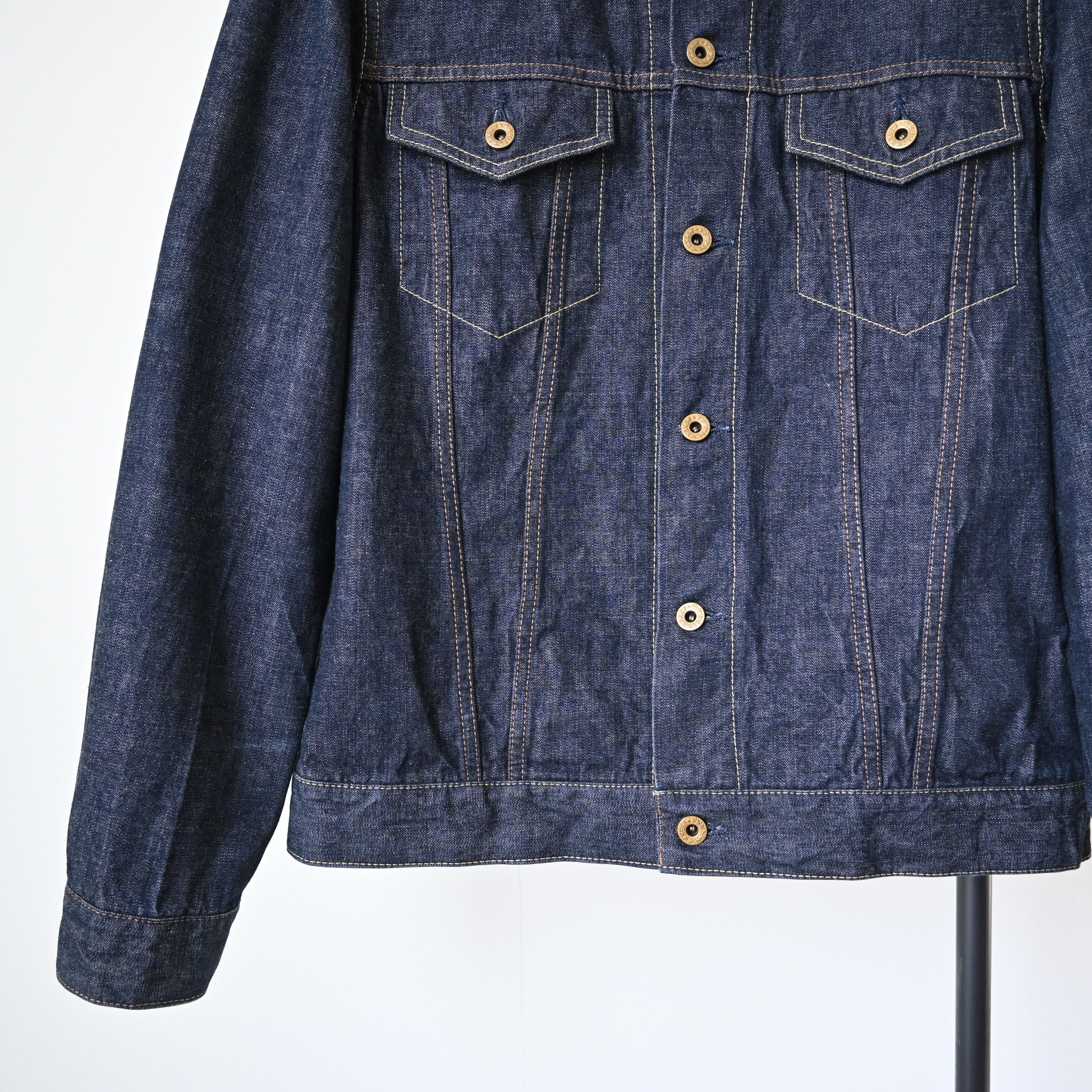 United Arrows UA Green Label Relaxing light ounce denim trucker jacket Size US M / EU 48-50 / 2 - 6 Thumbnail