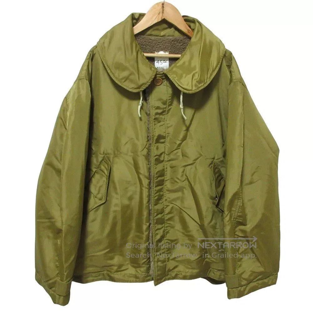 45rpm 45R Khaki Lamb Fleece Jacket. Size US M / EU 48-50 / 2 - 4 Thumbnail