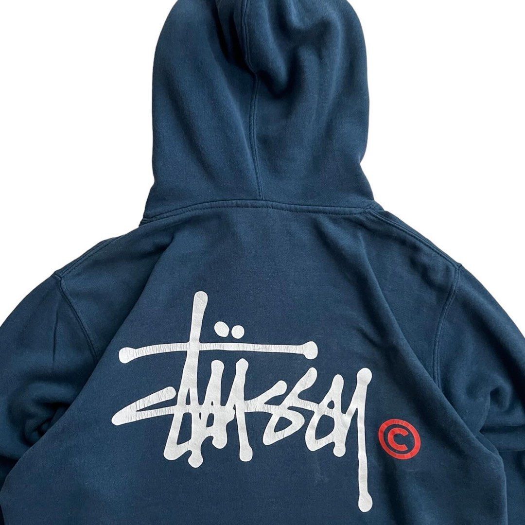 Stussy × Vintage Vintage Stussy Signature Pullover Hoodies Size US M / EU 48-50 / 2 - 2 Thumbnail