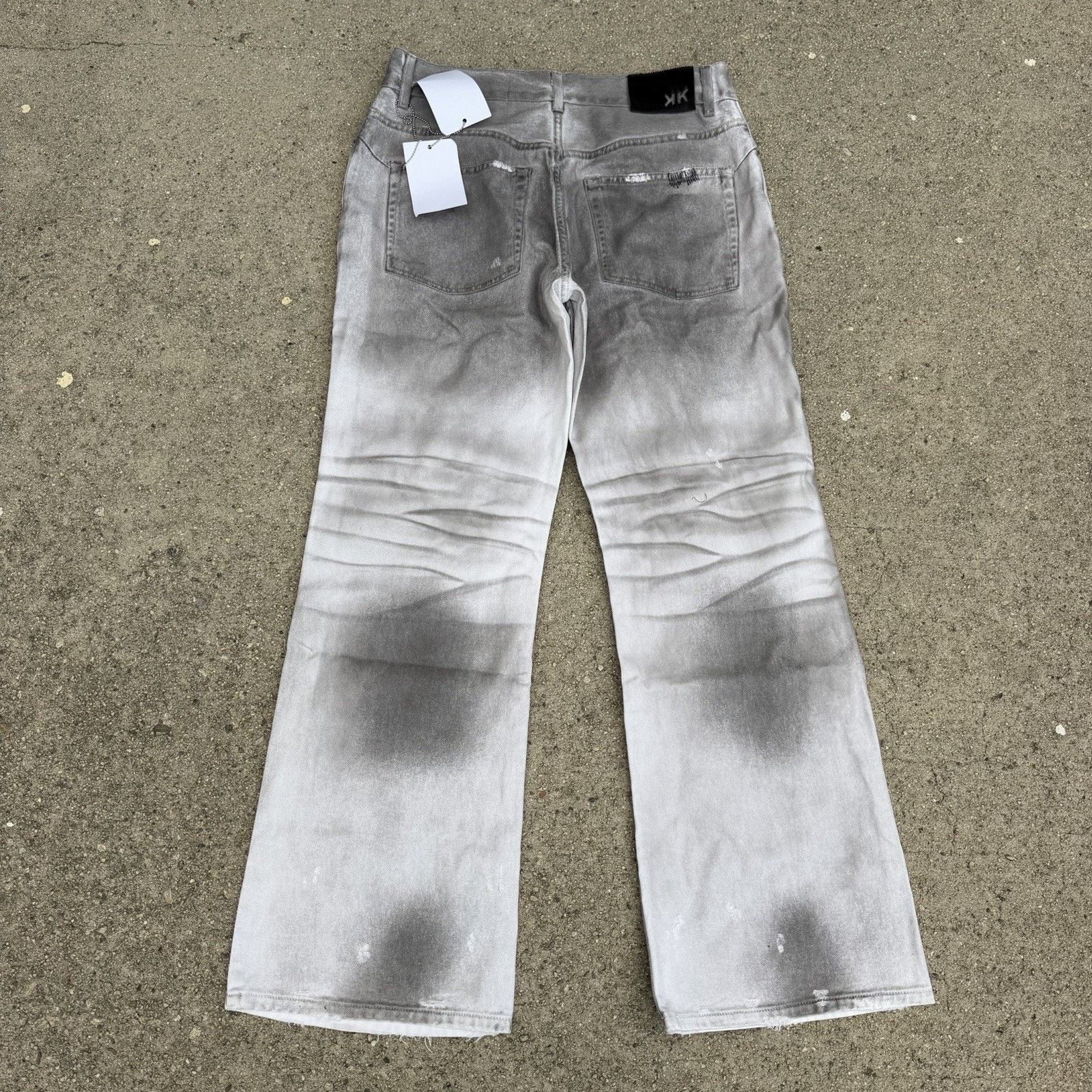 Acne Studios × K-Two Studios NWT K-Two Studios “Honed” Bootcut Denim Jeans Large 34x31 Size US 34 / EU 50 - 4 Thumbnail