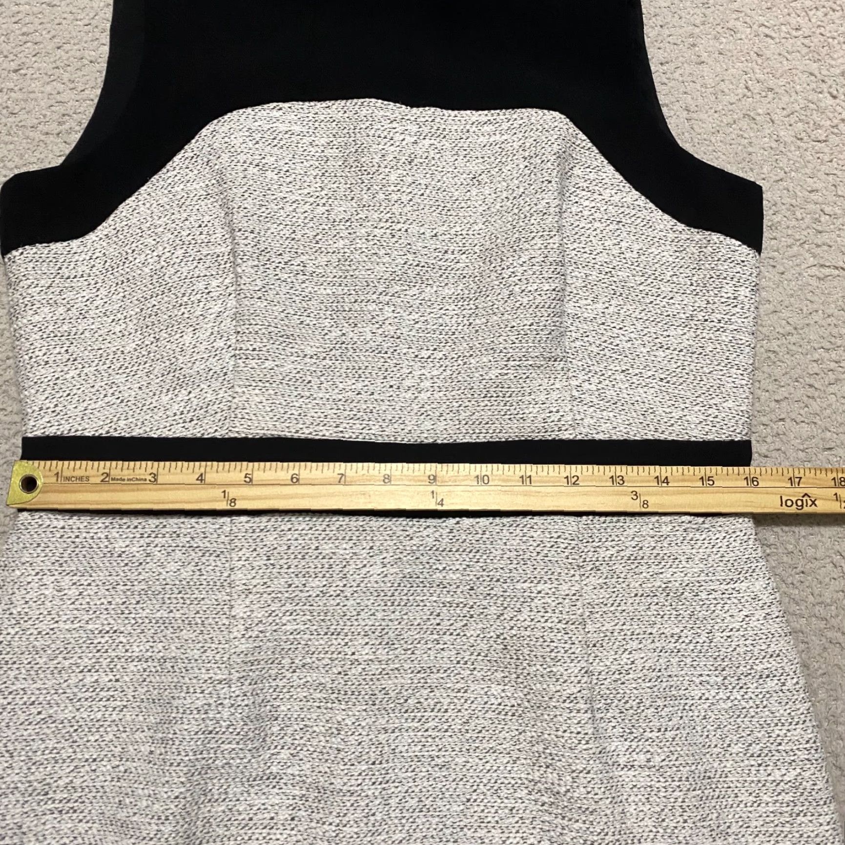 Banana Republic Banana Republic Womens Dress Gray Tweed Sleeveless Sheath Lined Round Neck Size 12 Casual Business Pencil Dress Womens Size XL / US 12-14 / IT 48-50 - 7 Thumbnail