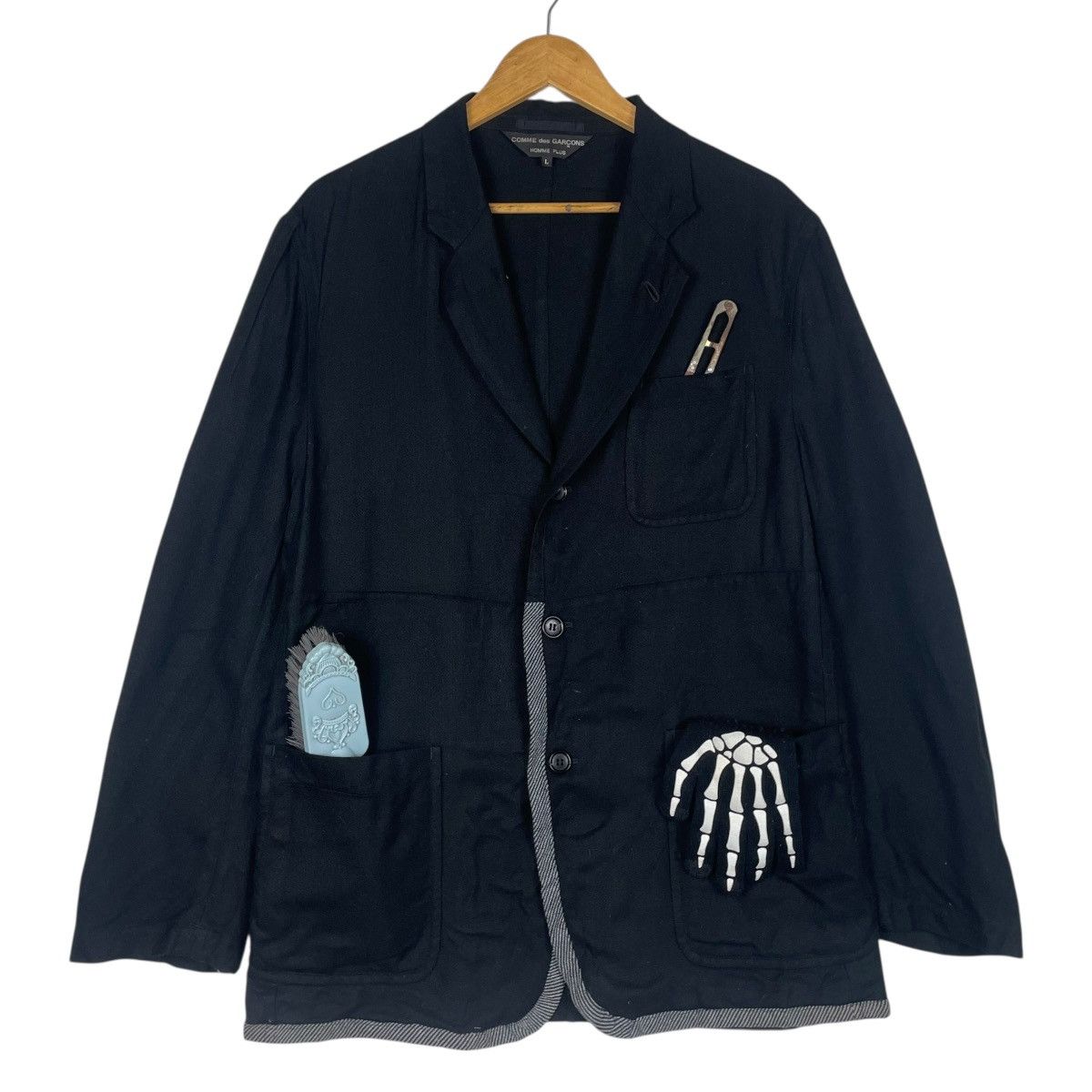 Comme des Garcons Homme Plus 💥ICONIC AD2001 COMME DES GARCONS HOMME CHORE JACKET Size US L / EU 52-54 / 3 - 2 Thumbnail