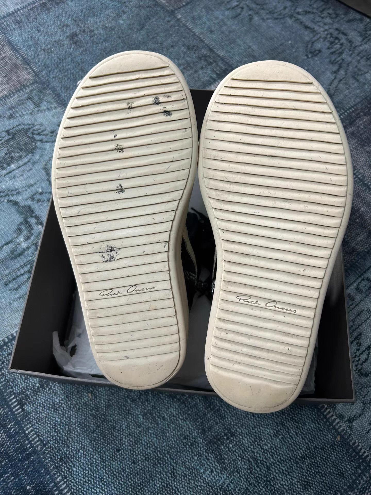Rick Owens Rick Owens Mainline Thick Sole Reverse Triangle Sneakers Size US 10 / EU 43 - 4 Thumbnail