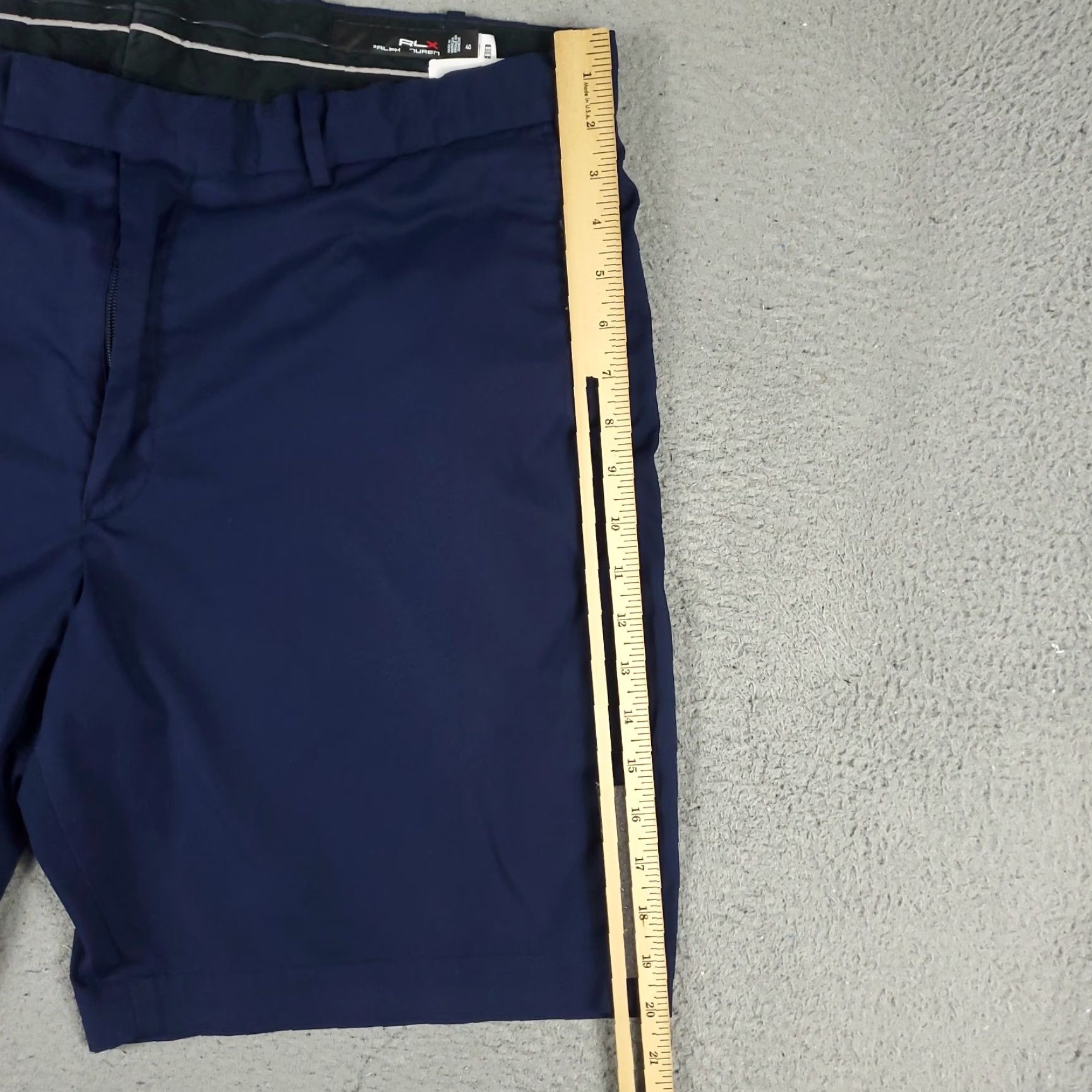 Ralph Lauren RLX Ralph Lauren Shorts Mens Size 40 Blue Golf Casual Flat Front Chino Size US 40 / EU 56 - 5 Thumbnail