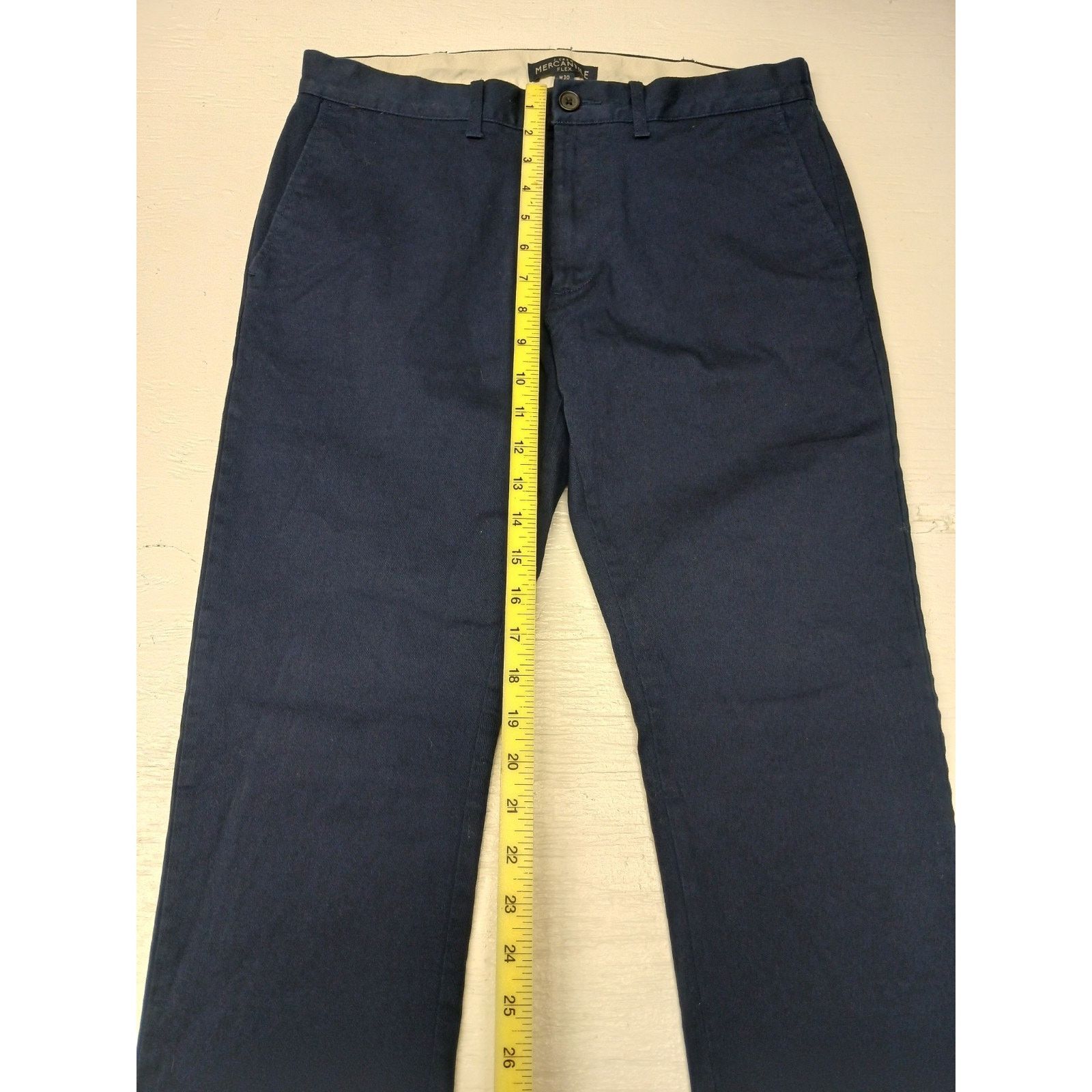 Other J. Crew (30x32) Men's Slim Straight Blue Khaki Dress Slacks Size US 30 / EU 46 - 4 Thumbnail
