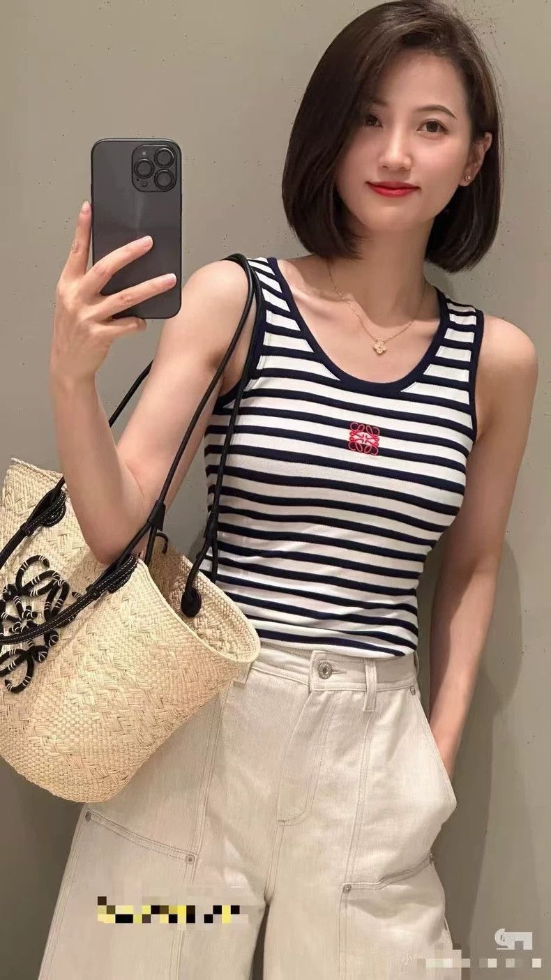 Loewe LOEWE Small logo striped sling Size L / US 10 / IT 46 - 7 Thumbnail