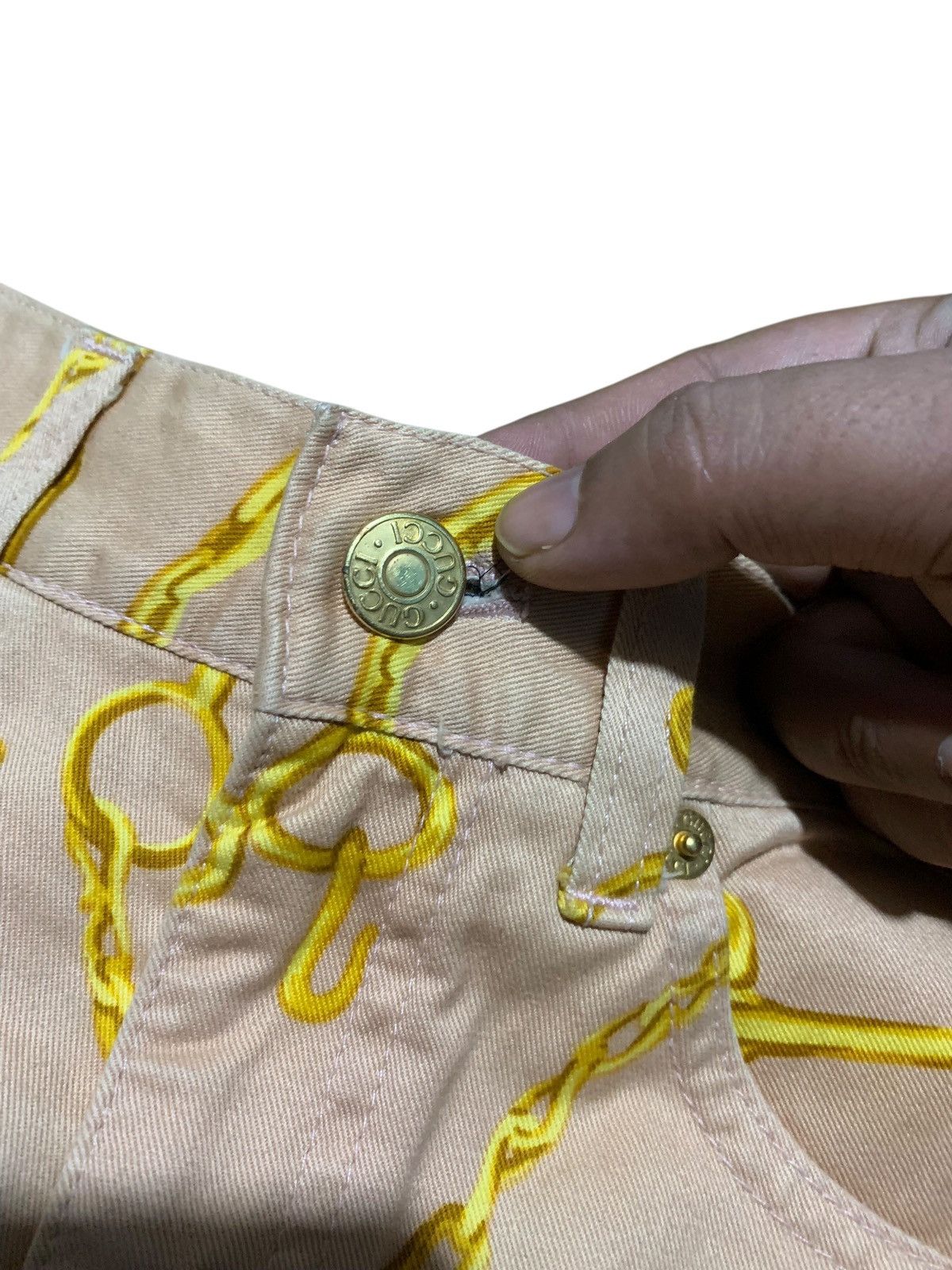 Gucci 1990s Gucci Tom Ford horsebit coral pants Size 26" / US 2 / IT 38 - 2 Thumbnail