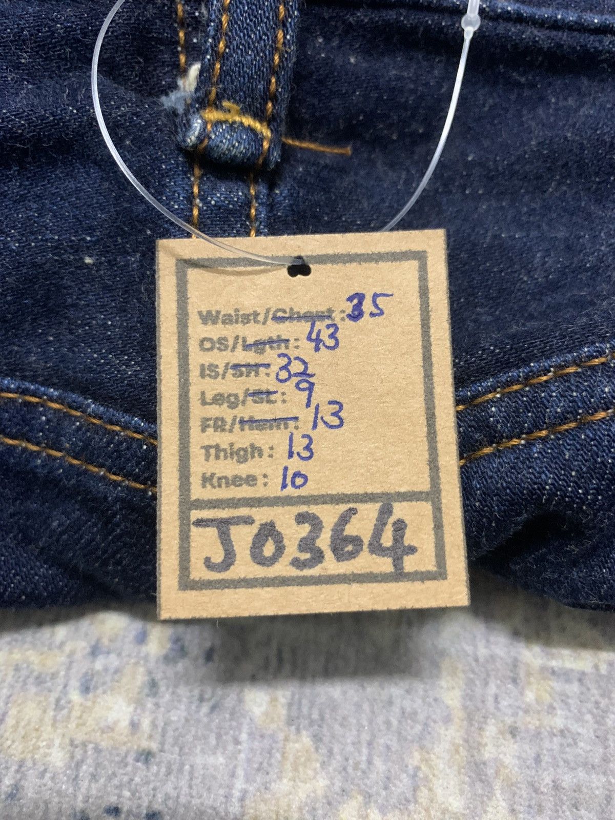 Japanese Brand GU Distressed Baggy Jeans W35x32 Size US 35 - 13 Thumbnail