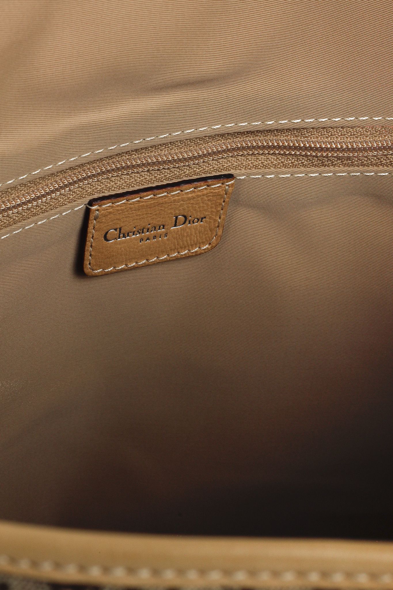 Dior Christian Dior Diorissimo Tote Brown Beige Monogram Bag Size ONE SIZE - 11 Thumbnail