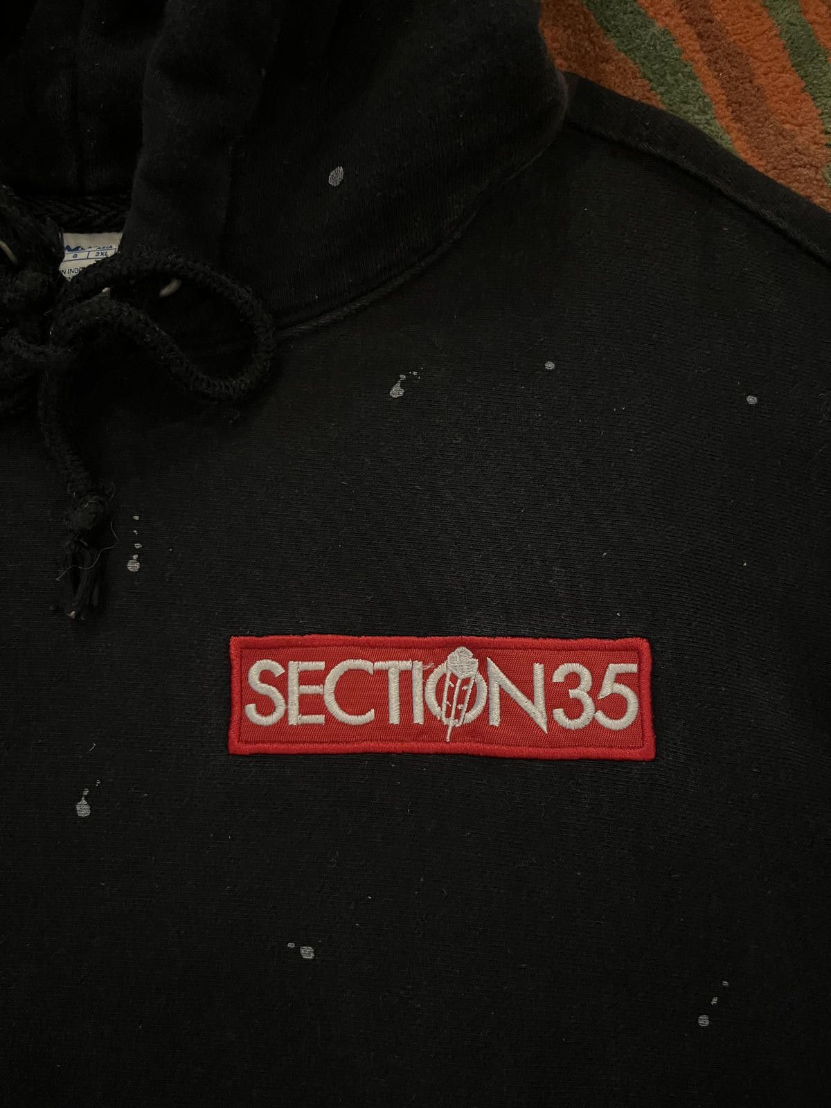 Section 8 Section35 x Champion Reverse Weave Large Black Hoodie Size US L / EU 52-54 / 3 - 2 Thumbnail