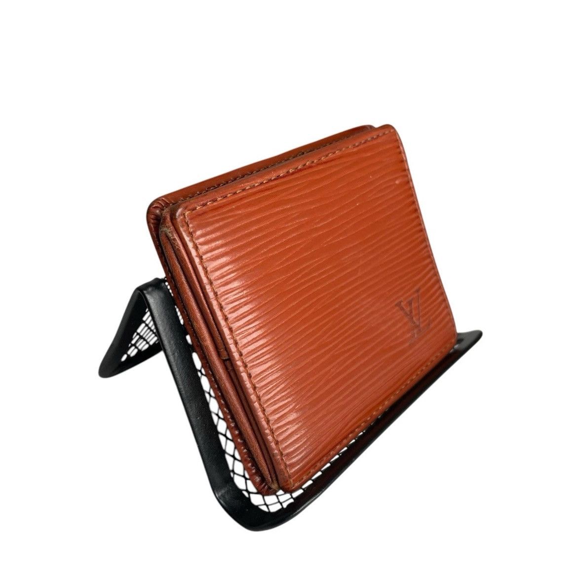 Louis Vuitton × Vintage unisex Louis Vuitton Bourbon Leather GHW Brown Epi Coin Case Size ONE SIZE - 1 Thumbnail