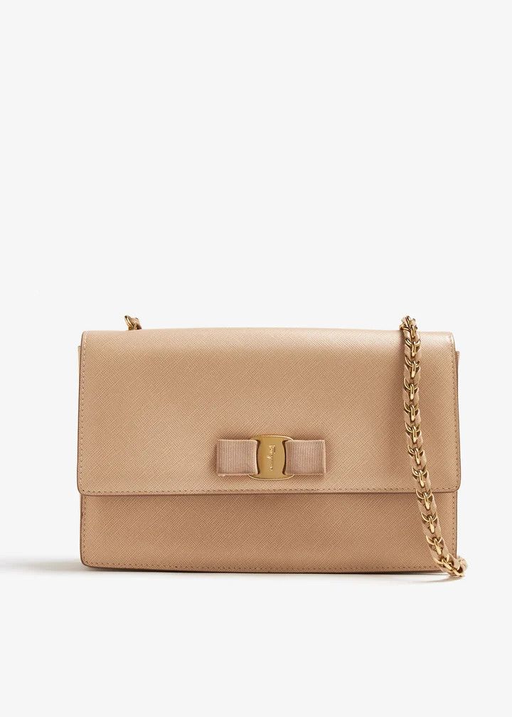 Salvatore Ferragamo o1s1rm0526 Size : OS / Crossbody Bag in Beige Size ONE SIZE - 1 Thumbnail