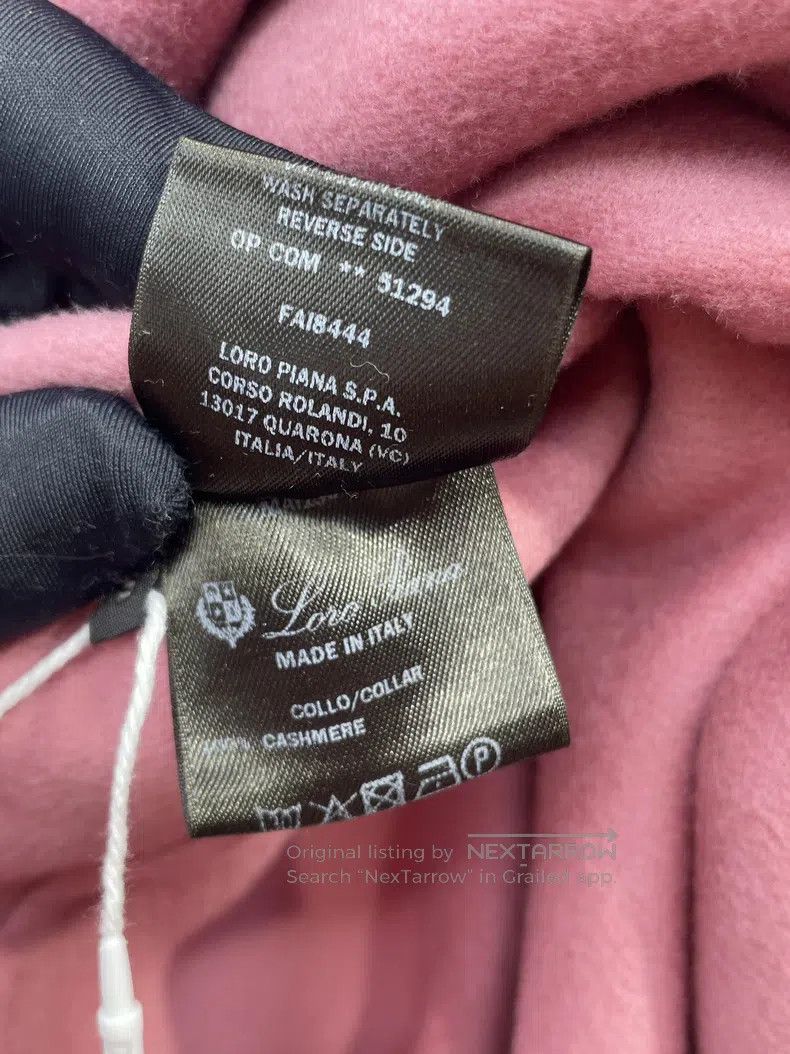 Loro Piana Loro Piana Pink Shawl Double-faced Cashmere Cloak Size S / US 4 / IT 40 - 8 Thumbnail