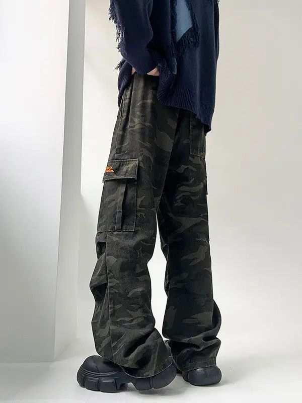 Japanese Brand Retro loose camouflage casual jeans Size US 32 / EU 48 - 3 Thumbnail