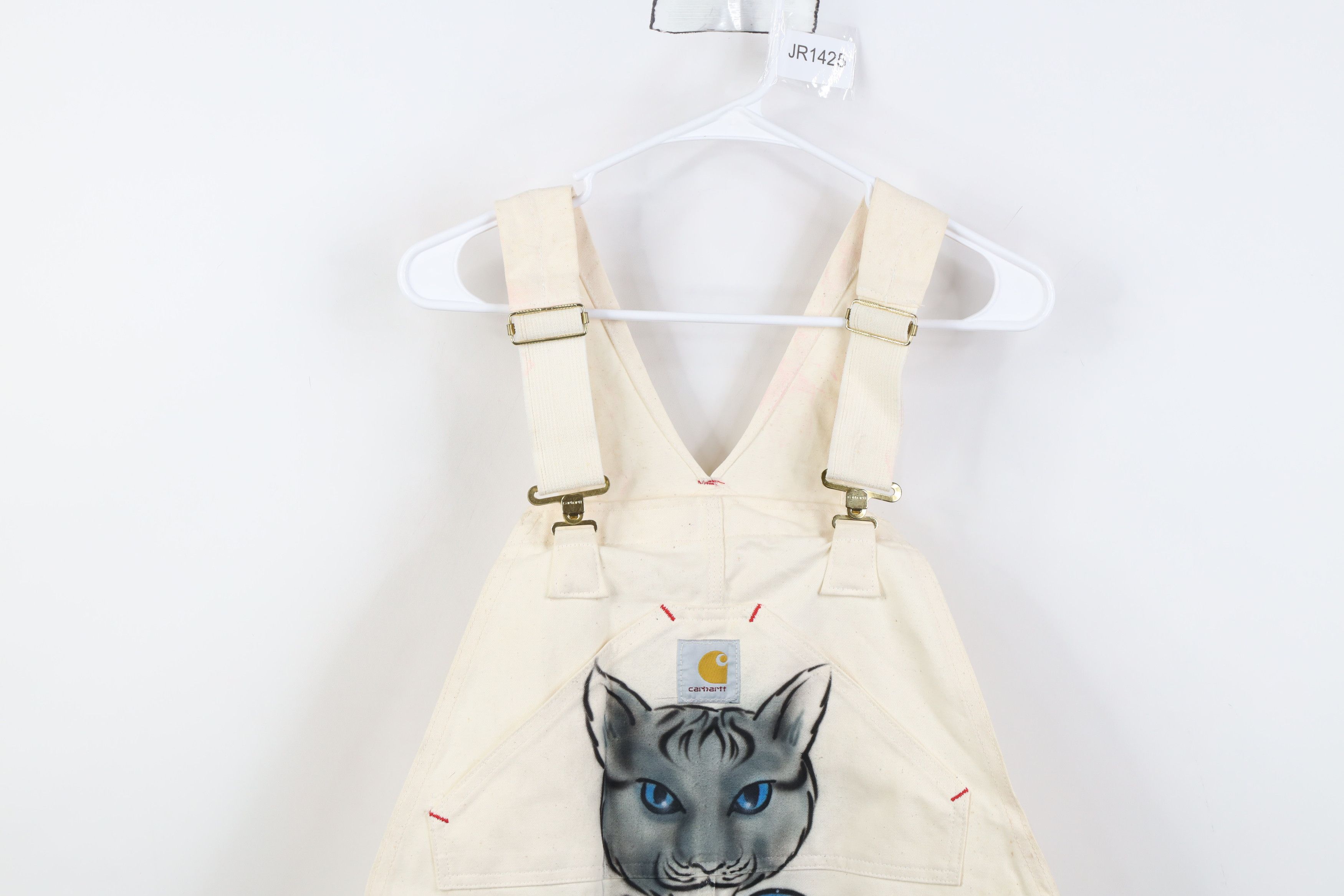 Carhartt Vtg 90s Carhartt Air Brush Zeta Phi Beta Sorority Overalls Size 38" / US 16 / IT 52 - 2 Thumbnail