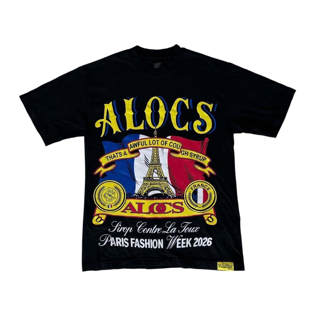 Eiffel Tower Tee Black