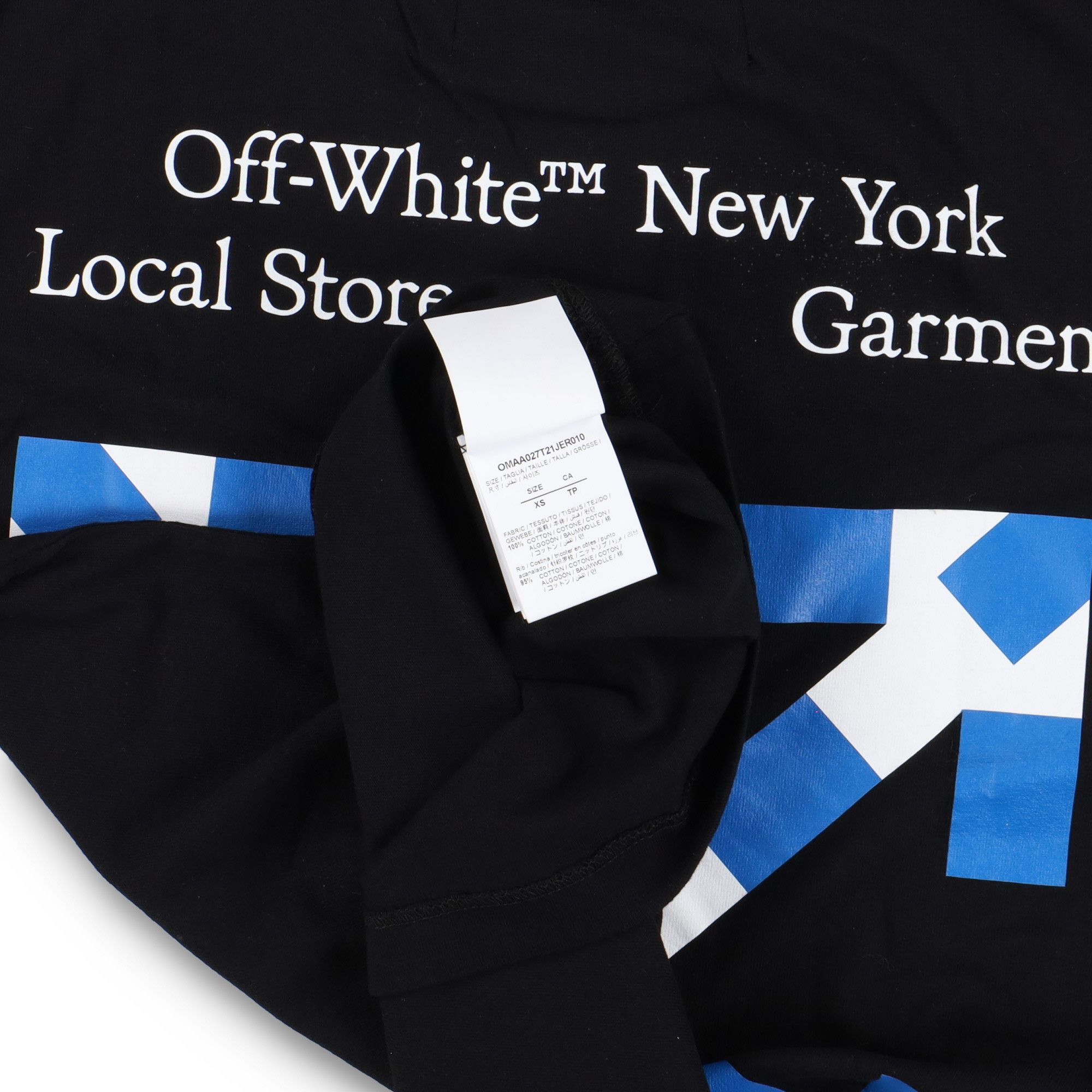 Off-White Black New York Exclusive Arrows T-Shirt Size US XS / EU 42 / 0 - 4 Thumbnail