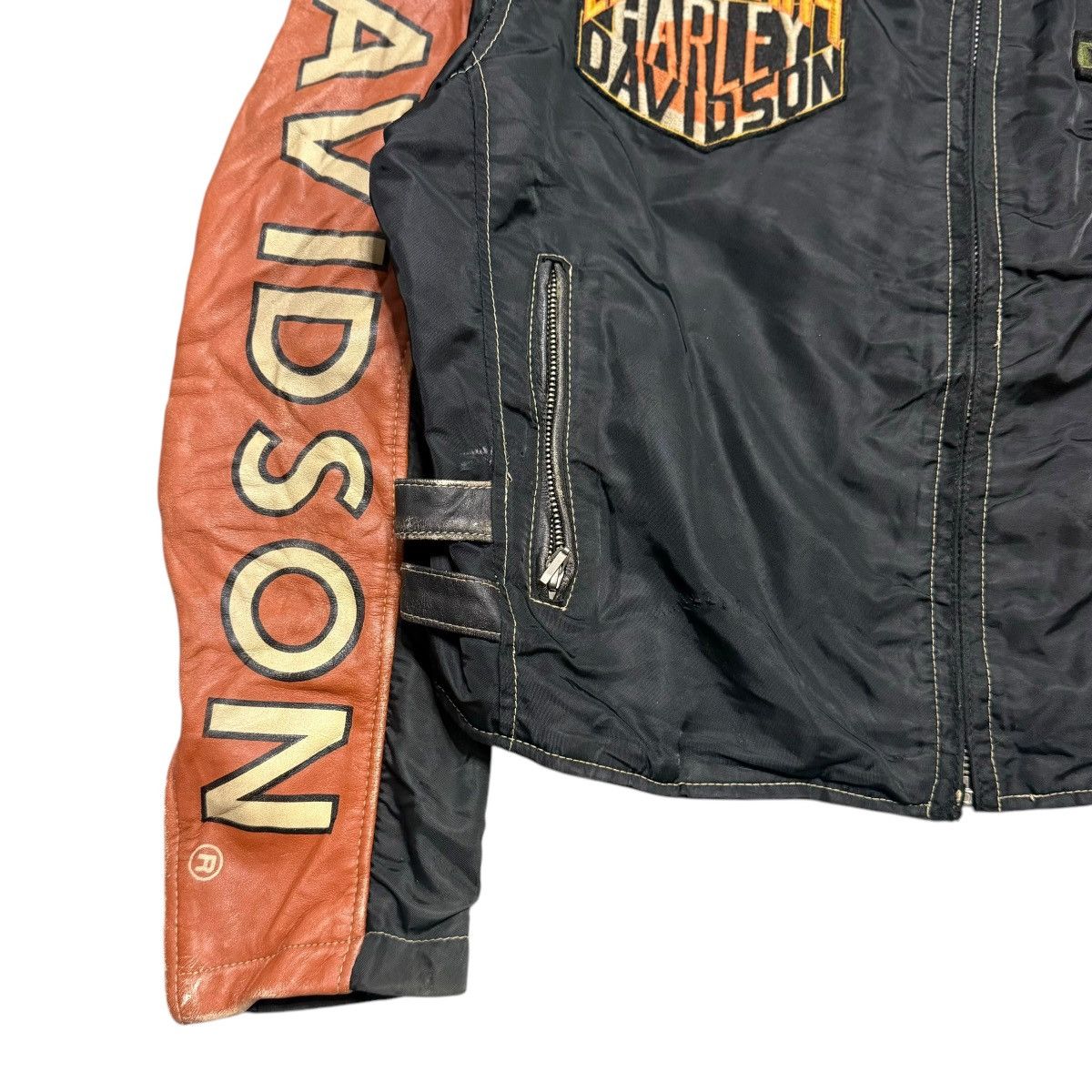 Harley Davidson Harley Davidson Motorcycle Riding Leather Jacket Size US M / EU 48-50 / 2 - 4 Thumbnail