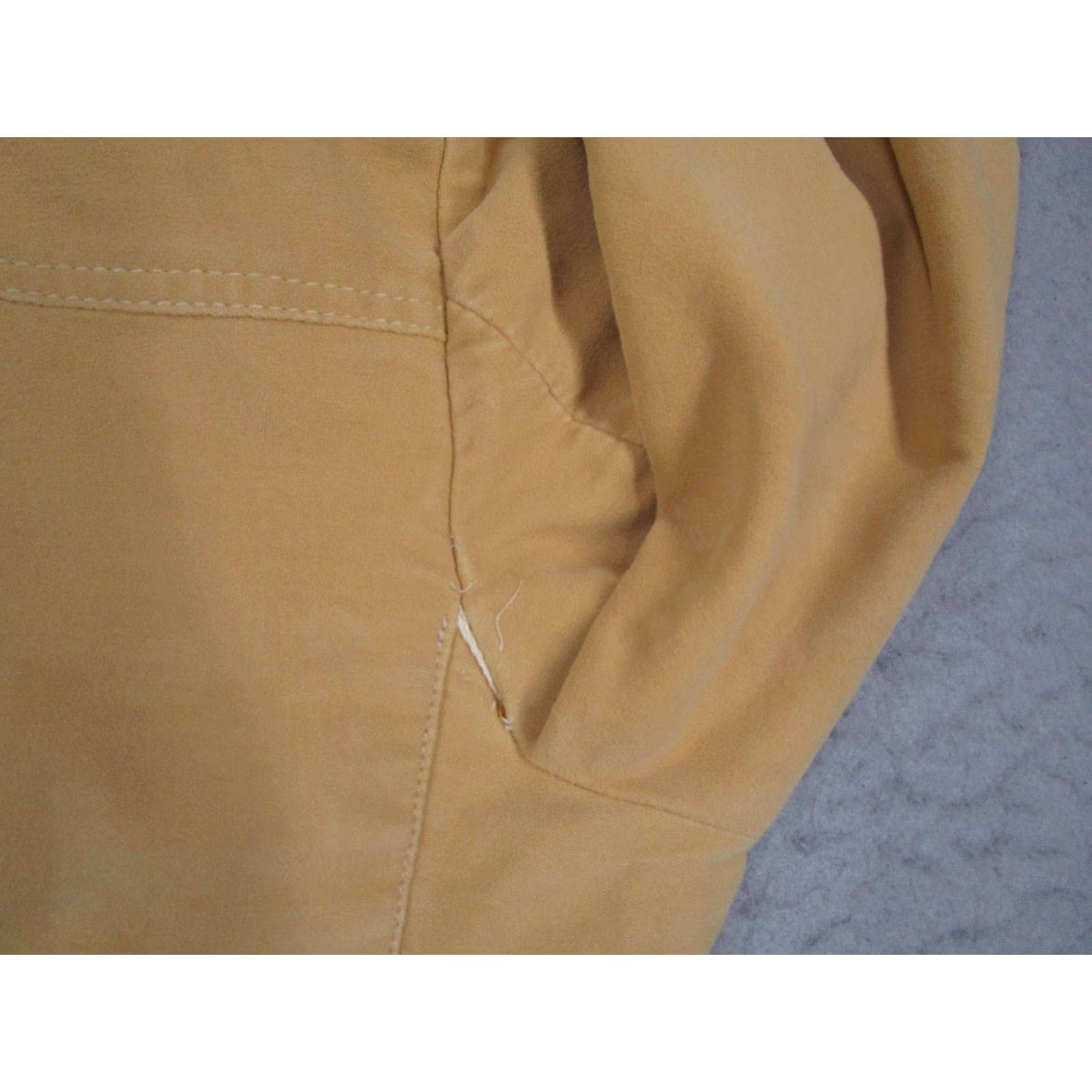 Vintage VINTAGE Europe Craft Jacket Mens 46 Western Snap Front Tan Beige Cotton Mid-Length Size US S / EU 44-46 / 1 - 7 Thumbnail